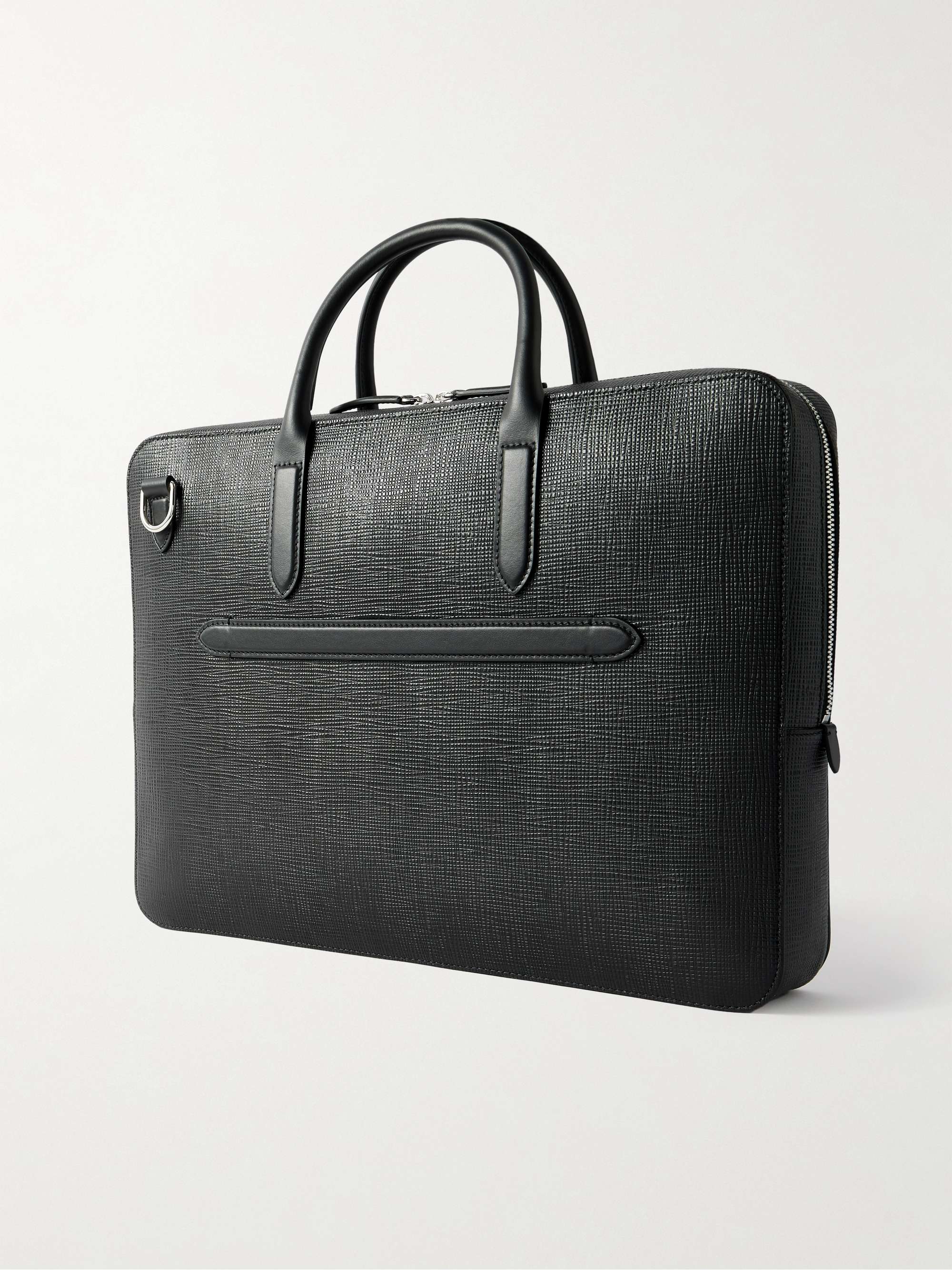SMYTHSON Panama Cross-Grain Leather Briefcase