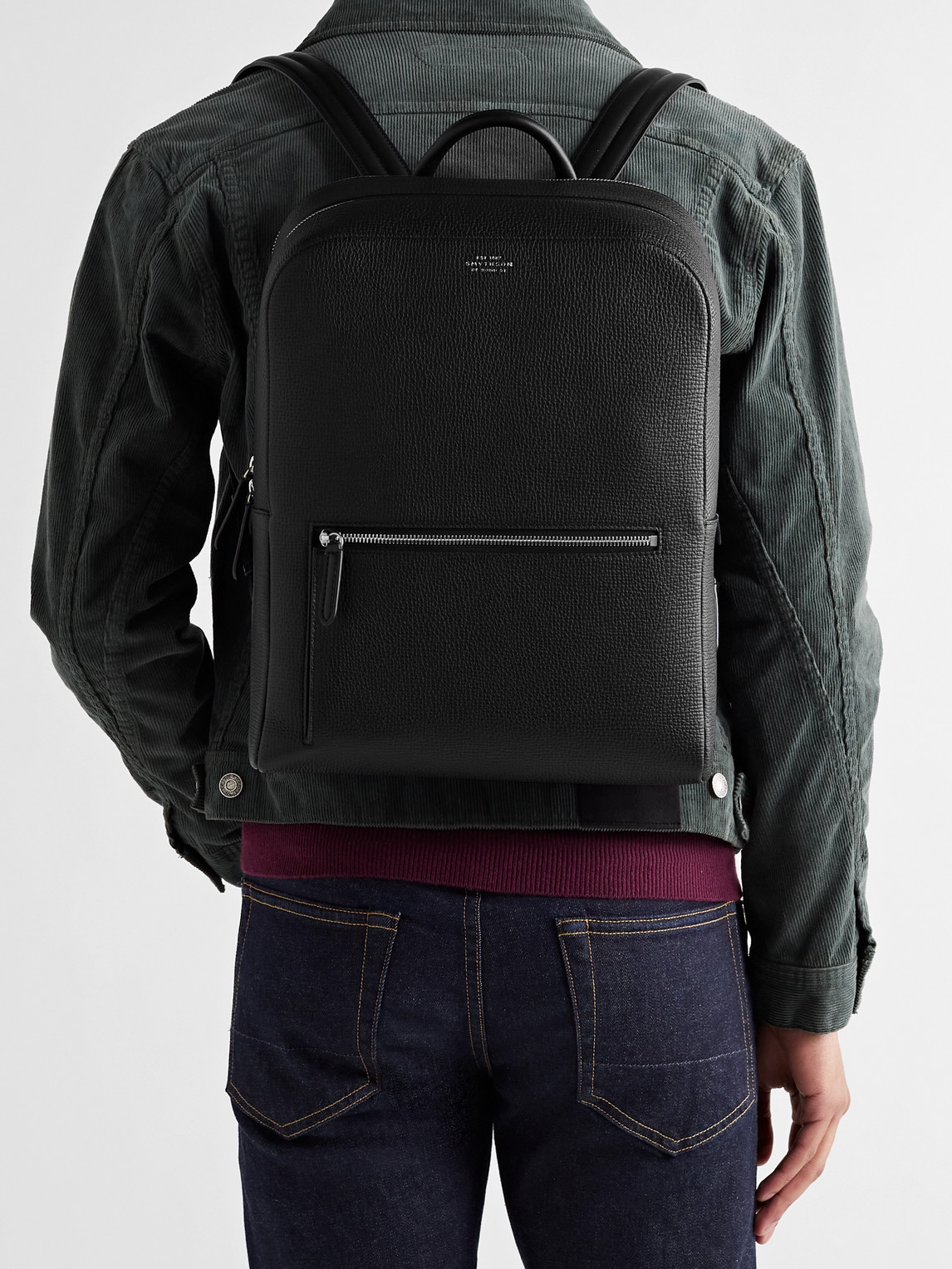 Ludlow Full-Grain Leather Backpack — 2