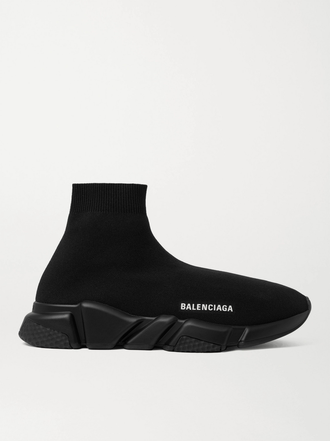 Balenciaga Speed Stretch-Knit Slip-On Sneakers - Men