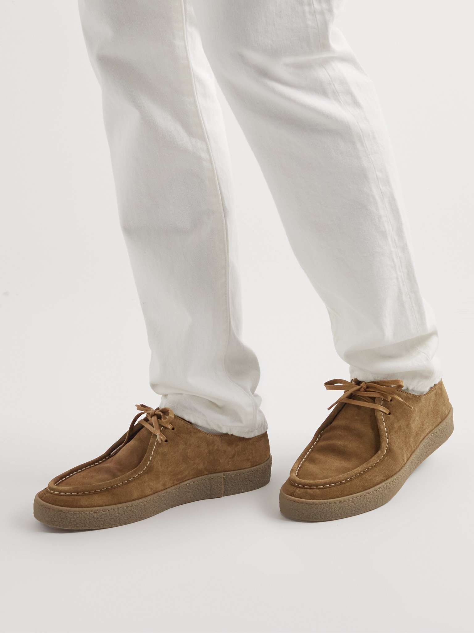MR P. Larry Regenerated Suede by evolo® Derby Shoes for Men | MR PORTER