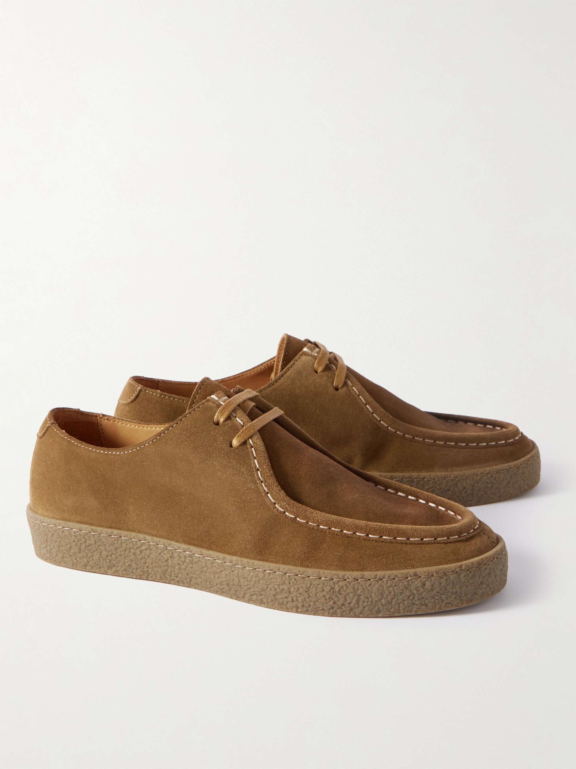 MR P. Larry Regenerated Suede by evolo® Derby Shoes for Men | MR PORTER