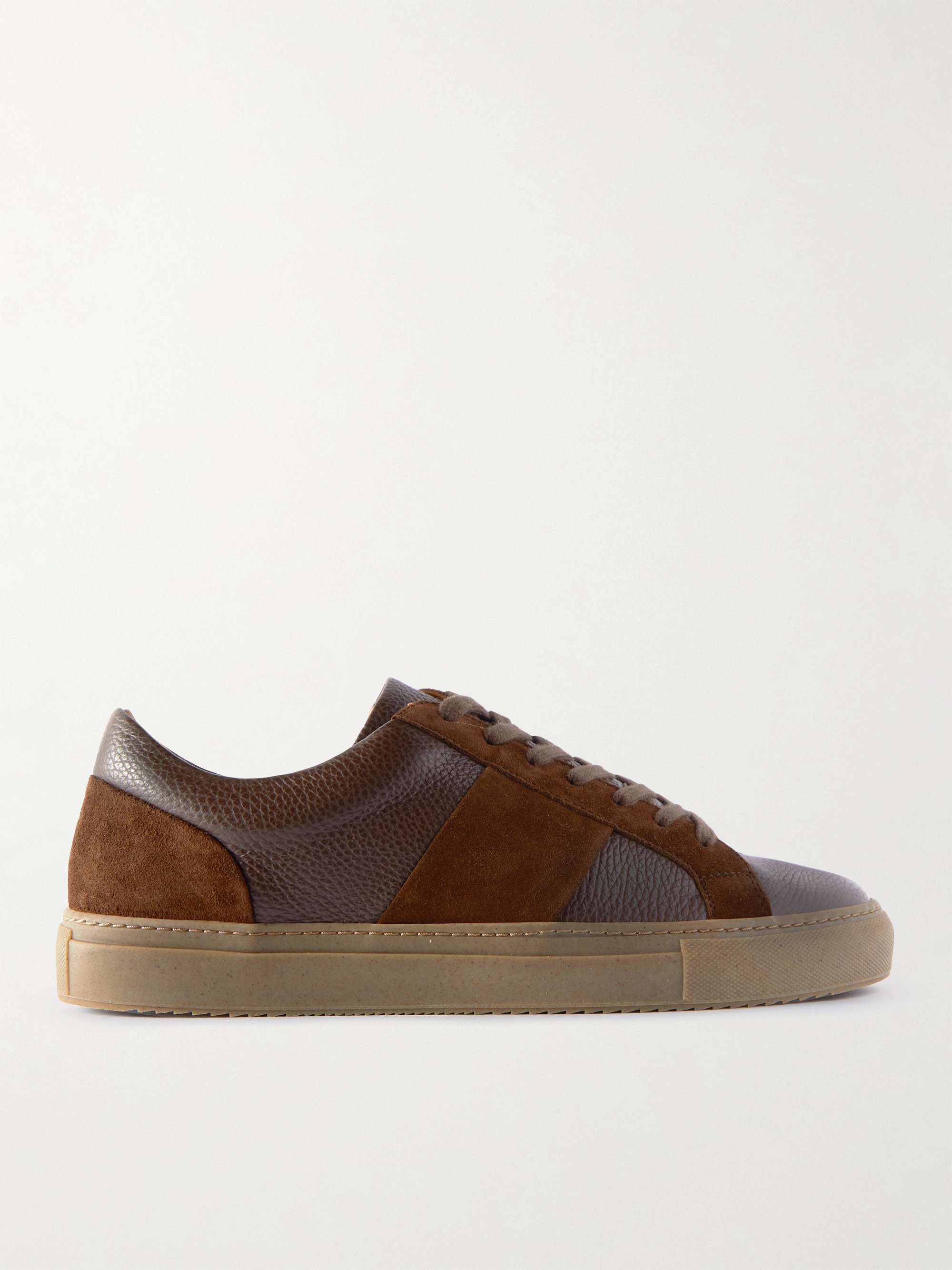 MR P. Larry Regenerated Suede by evolo® and Full-Grain Leather Sneakers