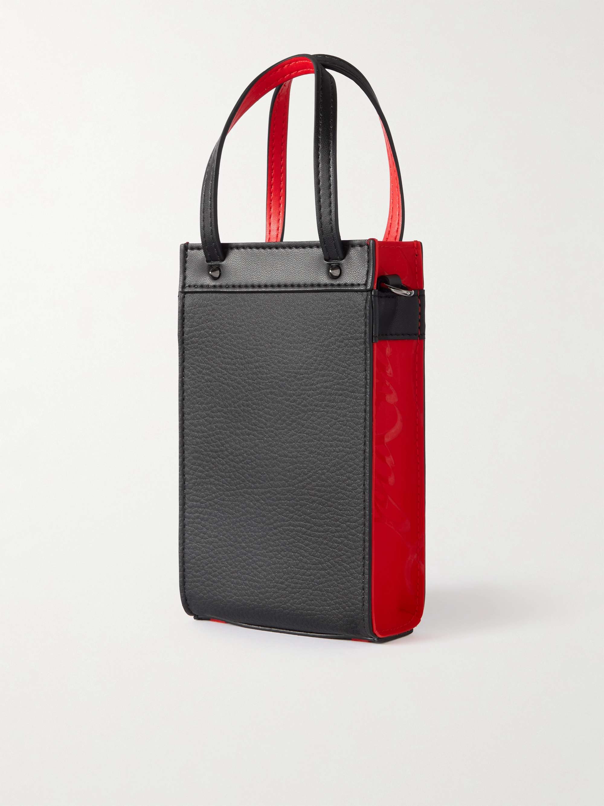CHRISTIAN LOUBOUTIN Ruistote Recycled Textured-Shell Messenger Bag