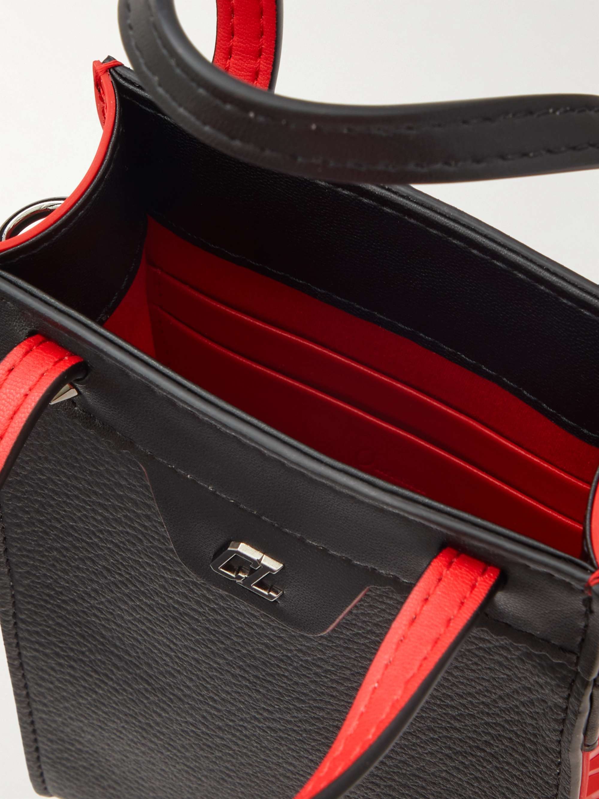CHRISTIAN LOUBOUTIN Ruistote Recycled Textured-Shell Messenger Bag