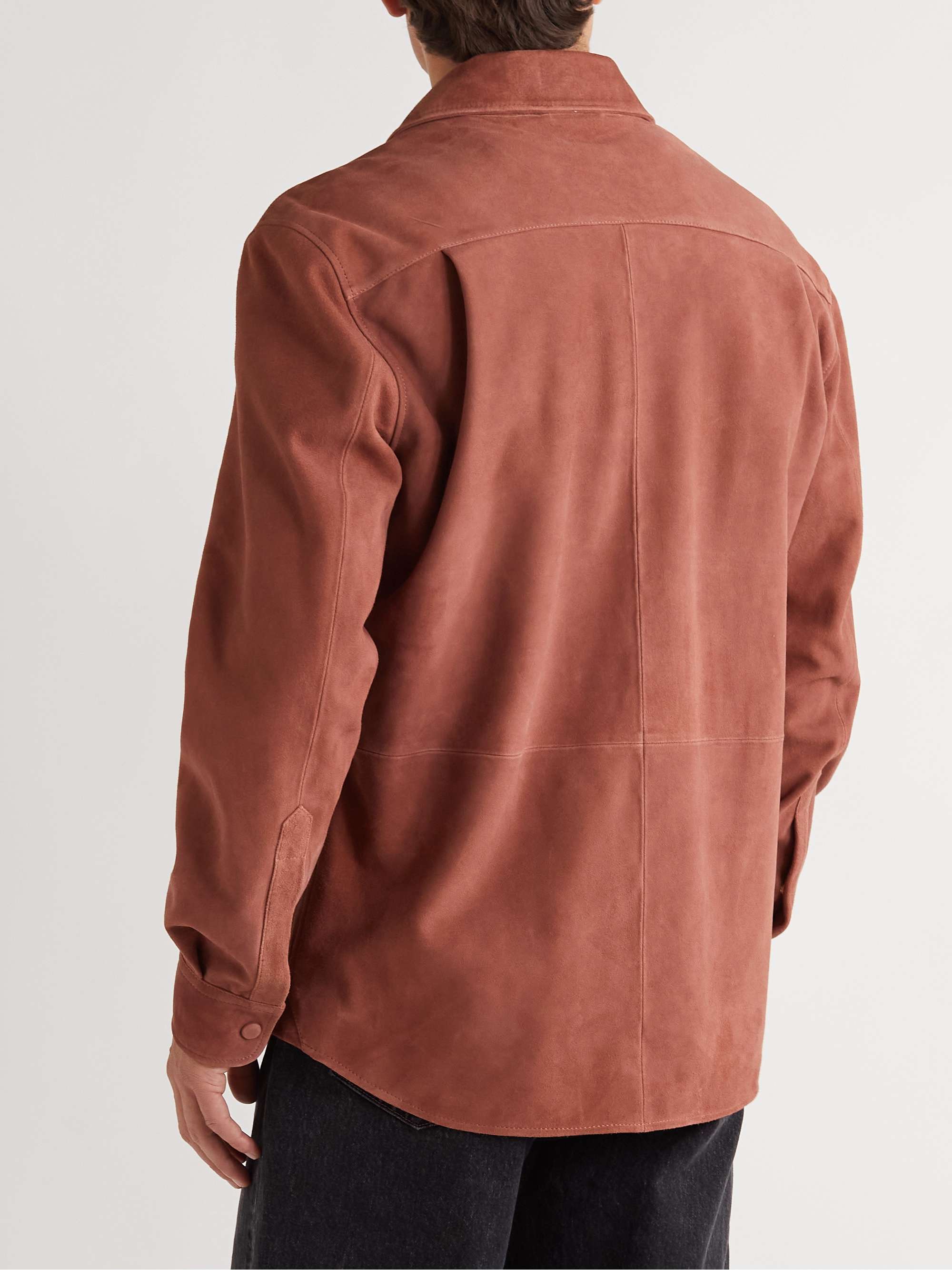 MR P. Suede Shirt Jacket