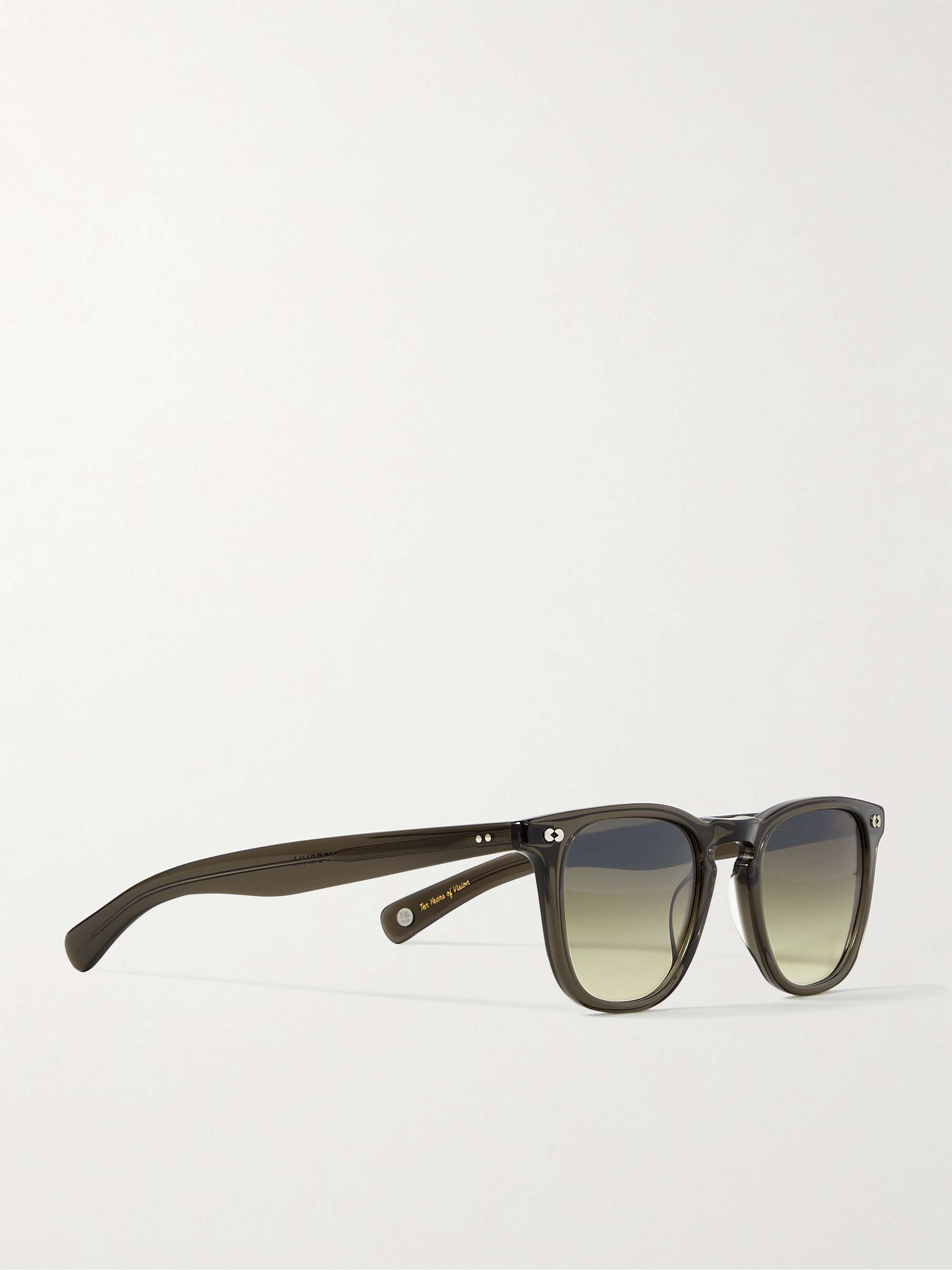 GARRETT LEIGHT CALIFORNIA OPTICAL Brooks X 48 D-Frame Acetate Sunglasses