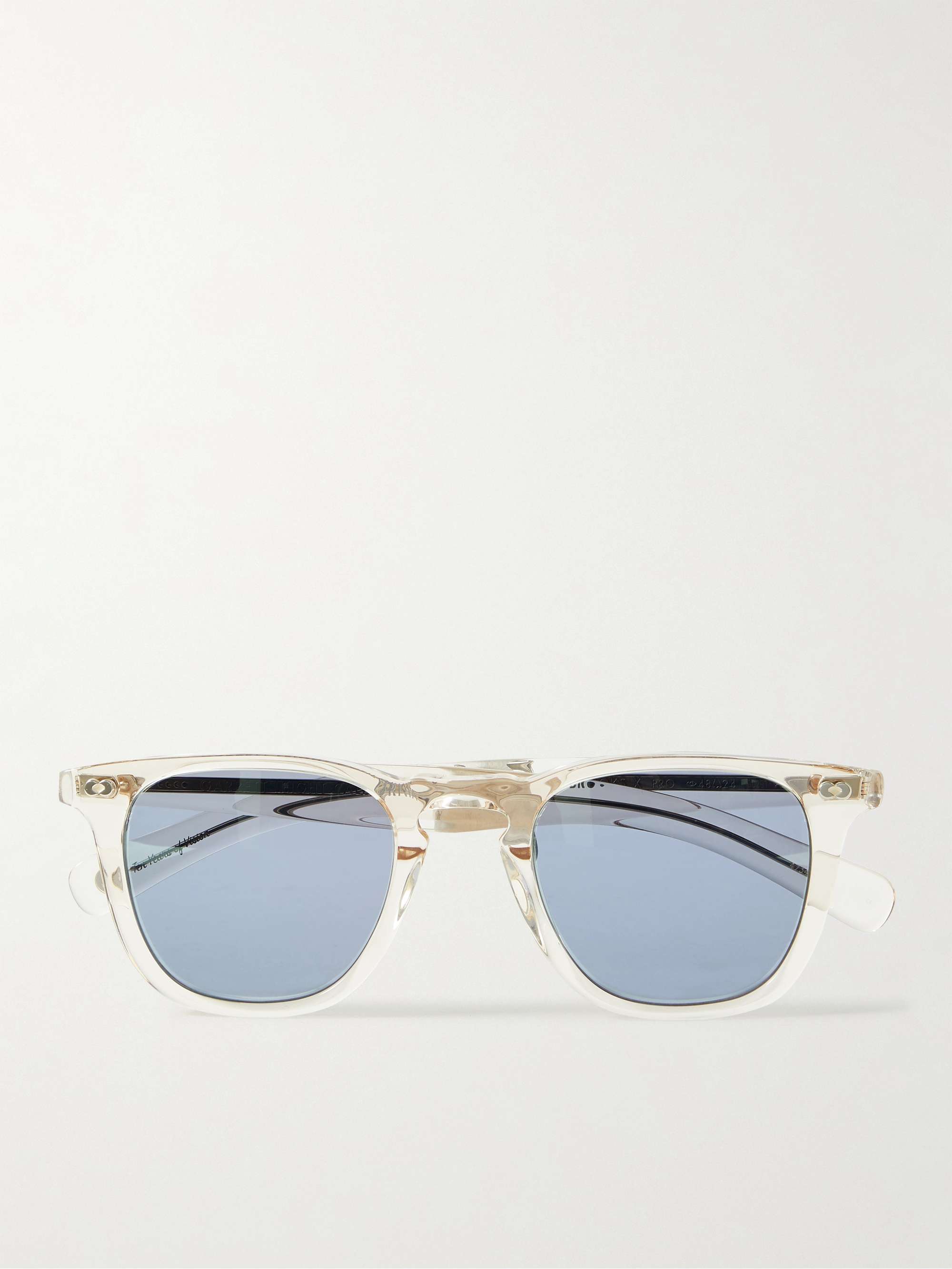 GARRETT LEIGHT CALIFORNIA OPTICAL Brooks X 48 D-Frame Acetate Sunglasses