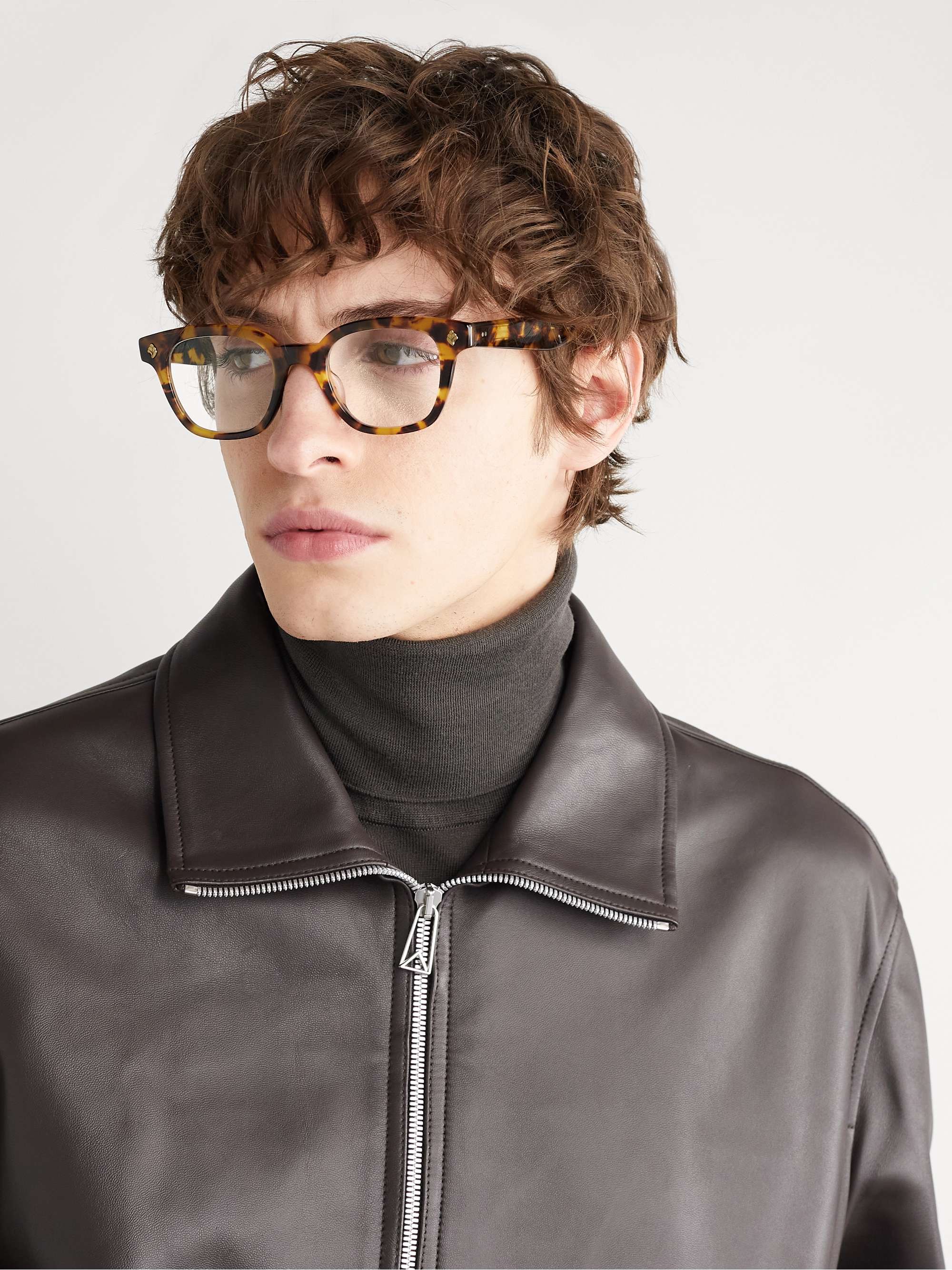 GARRETT LEIGHT CALIFORNIA OPTICAL Naples 46 D-Frame Acetate Optical Glasses