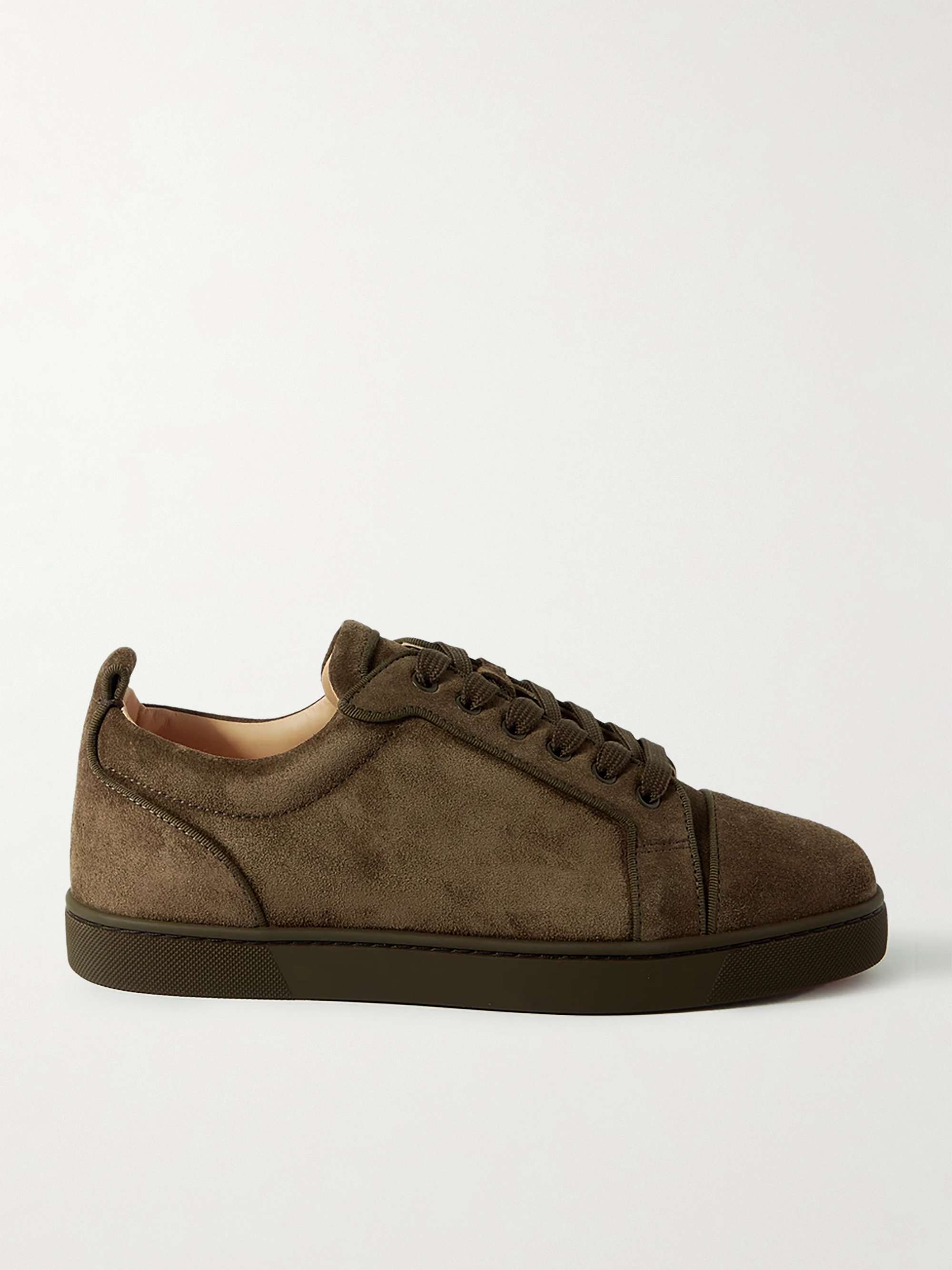 Christian Louboutin Louis Junior Suede Sneakers