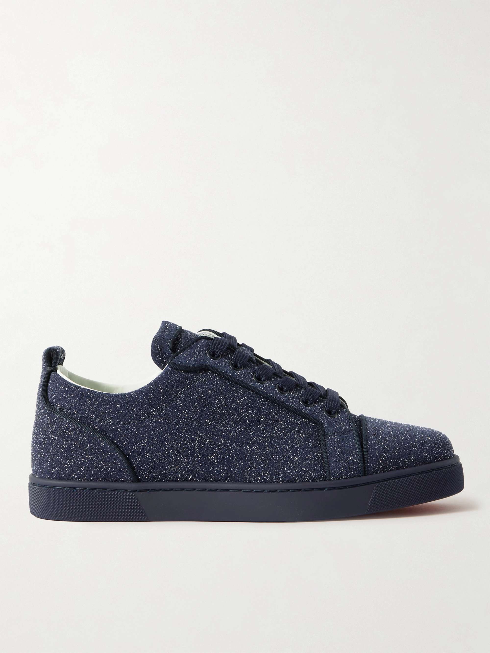 Men's Louis Junior Strass Rhinestone Suede Low-top Sneakers