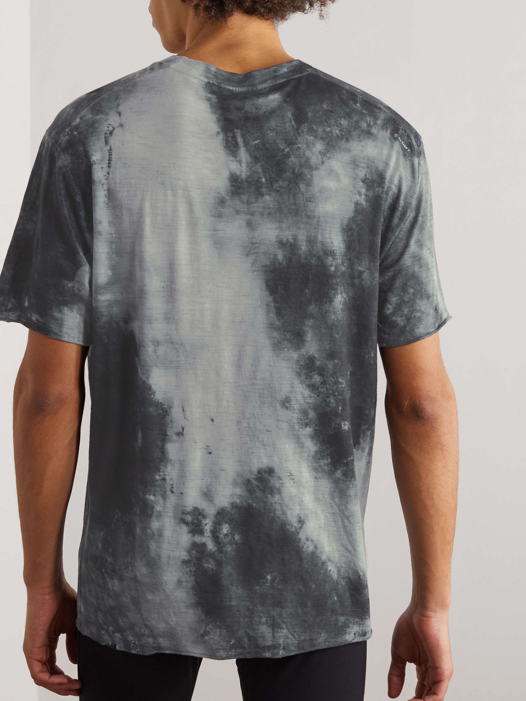 SATISFY Tie-Dyed CloudMerino Wool-Jersey T-Shirt