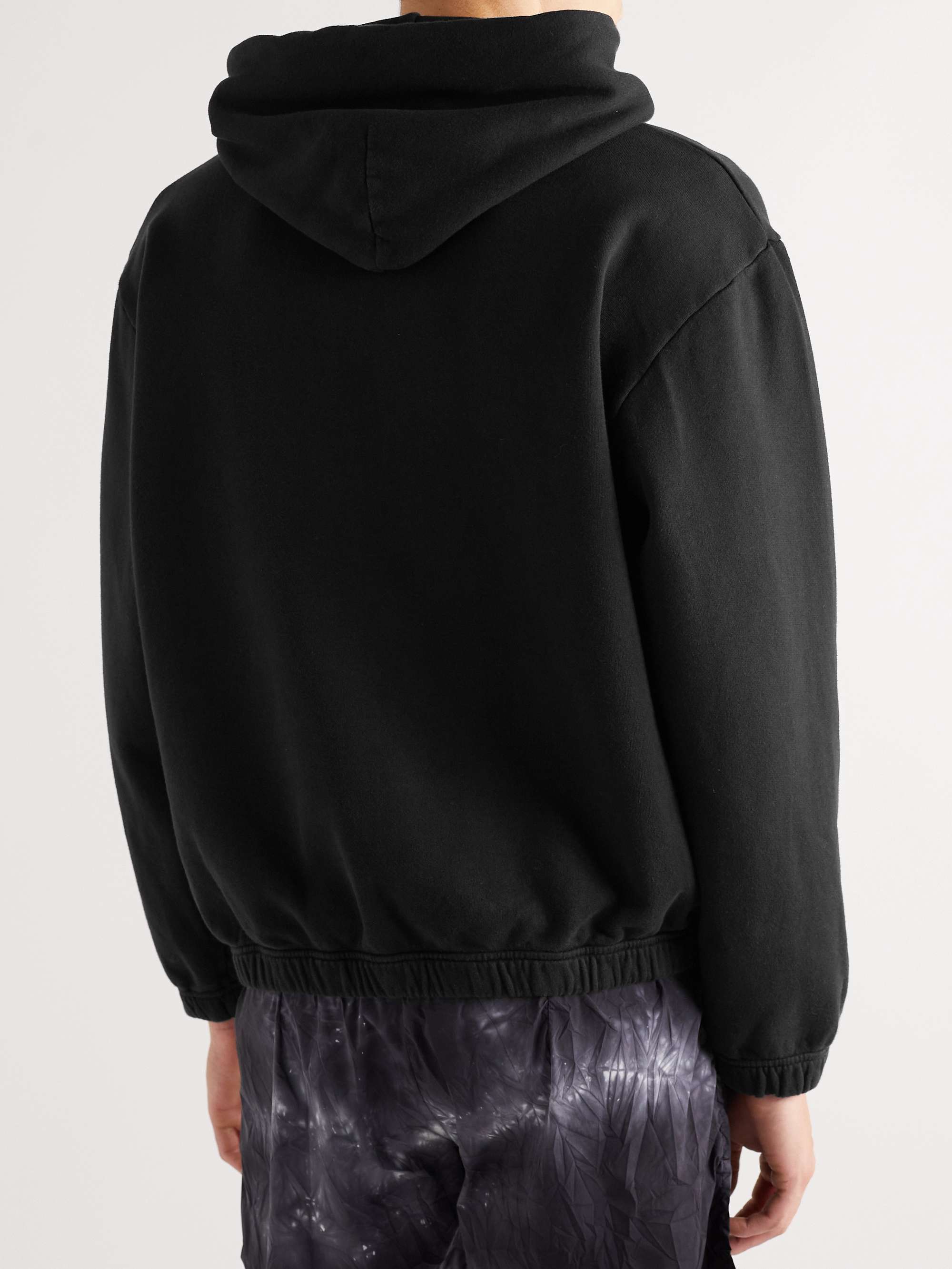 SATISFY Logo-Print Cotton-Jersey Hoodie