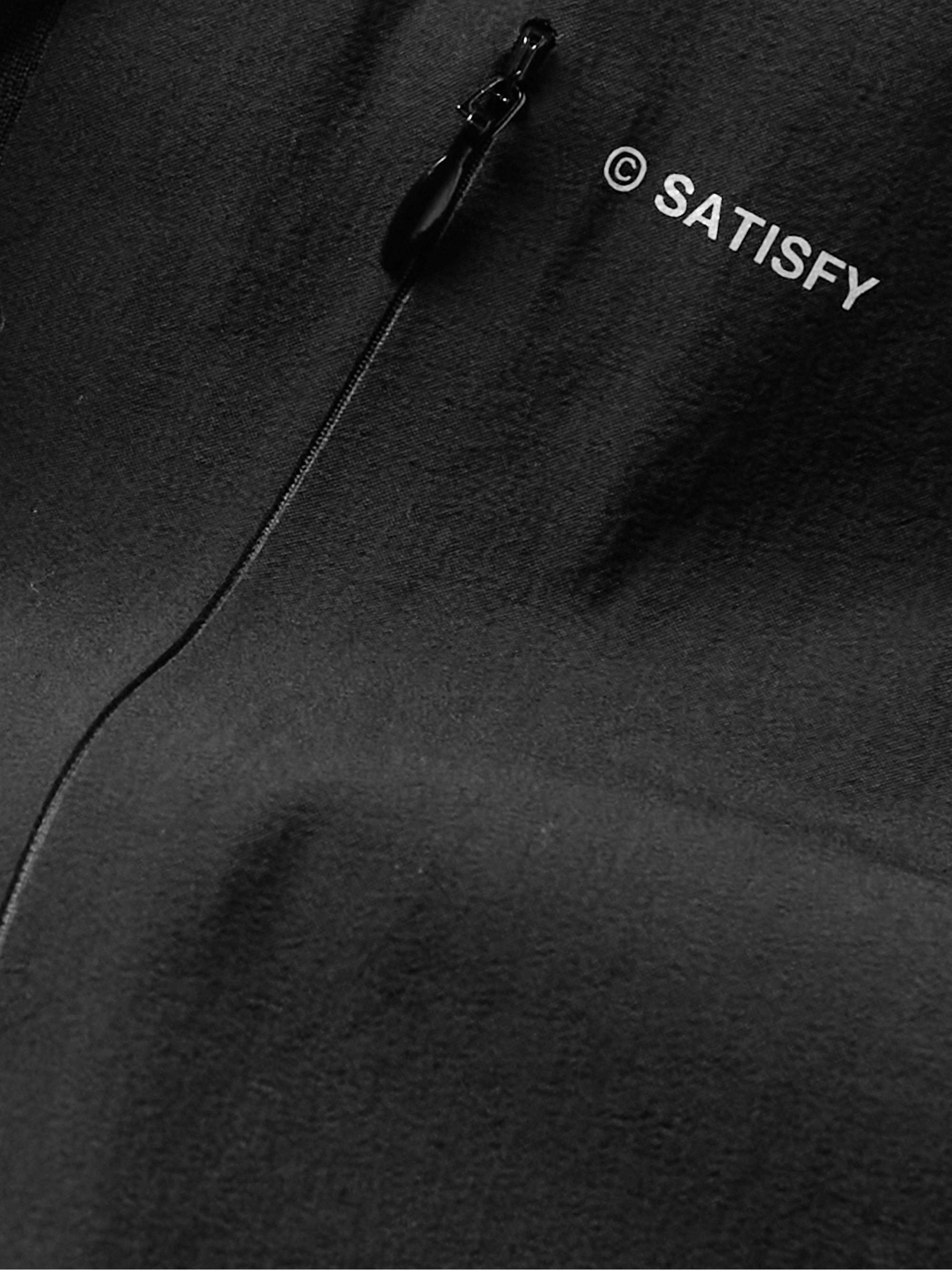 SATISFY Ripstop-Trimmed Polartec® Recycled-GhostFleece™ Running T-Shirt
