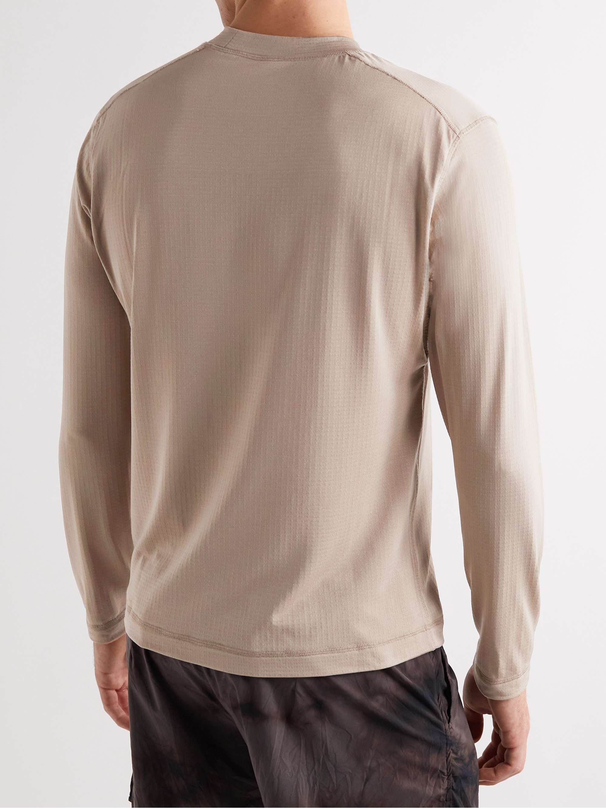 SATISFY Ripstop-Trimmed Polartec® Recycled-GhostFleece™ Running T-Shirt