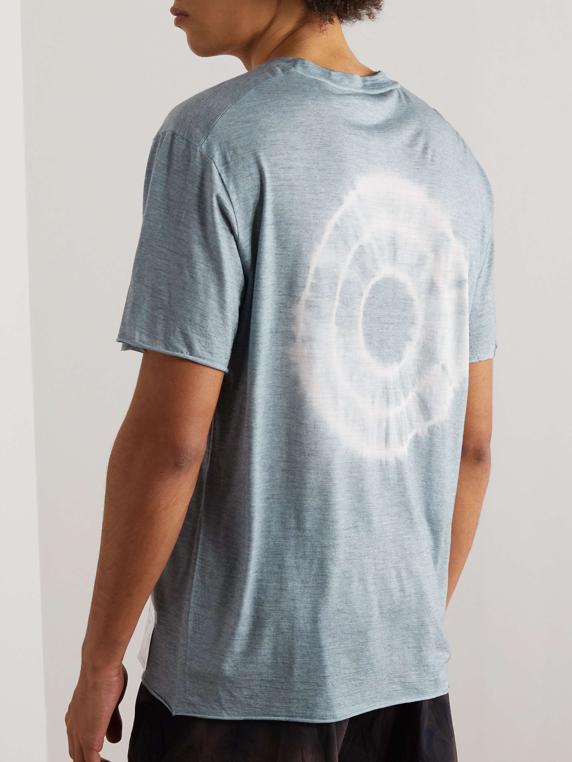 SATISFY Tie-Dyed CloudMerino Wool-Jersey T-Shirt