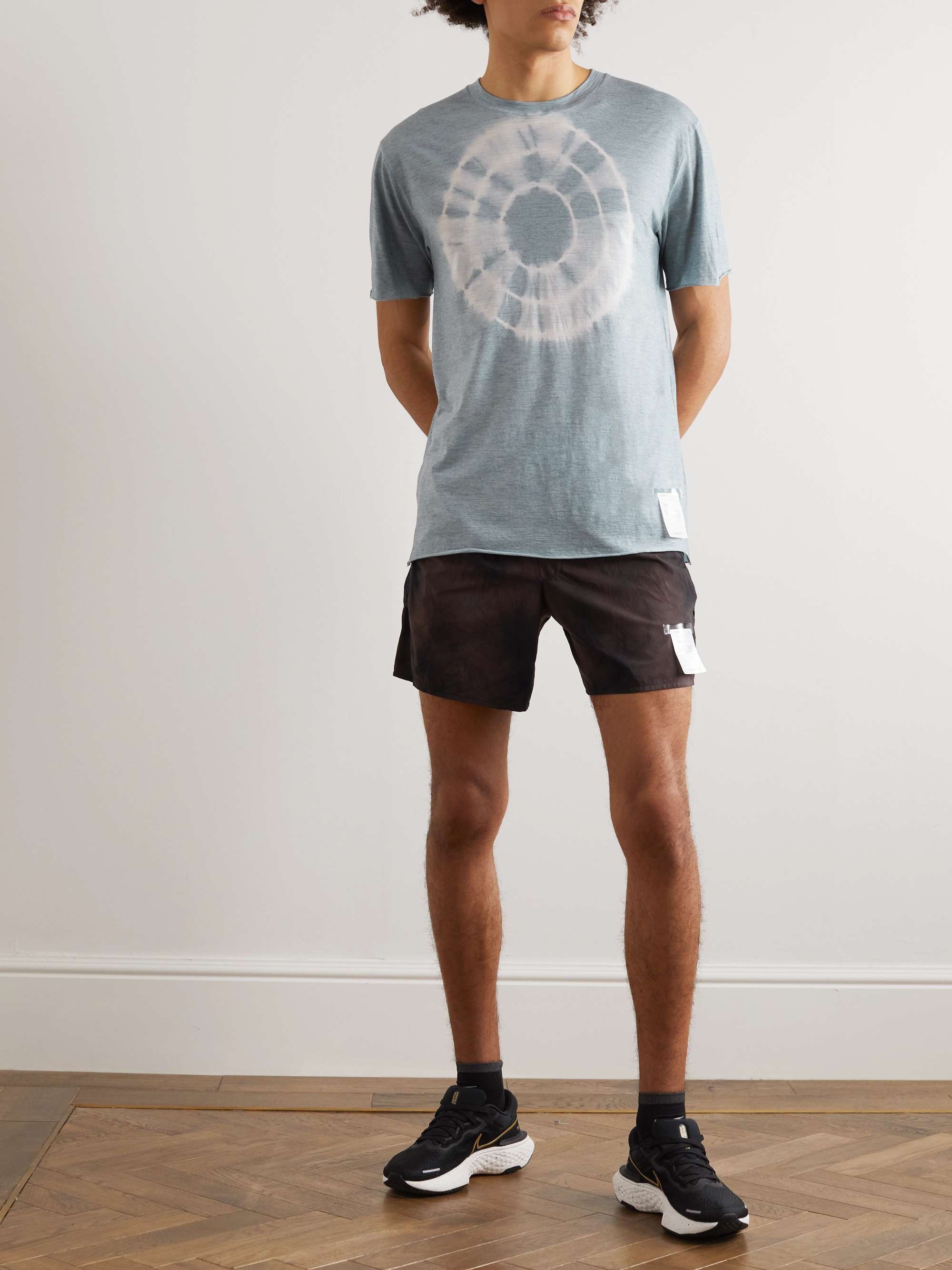 SATISFY Tie-Dyed CloudMerino Wool-Jersey T-Shirt