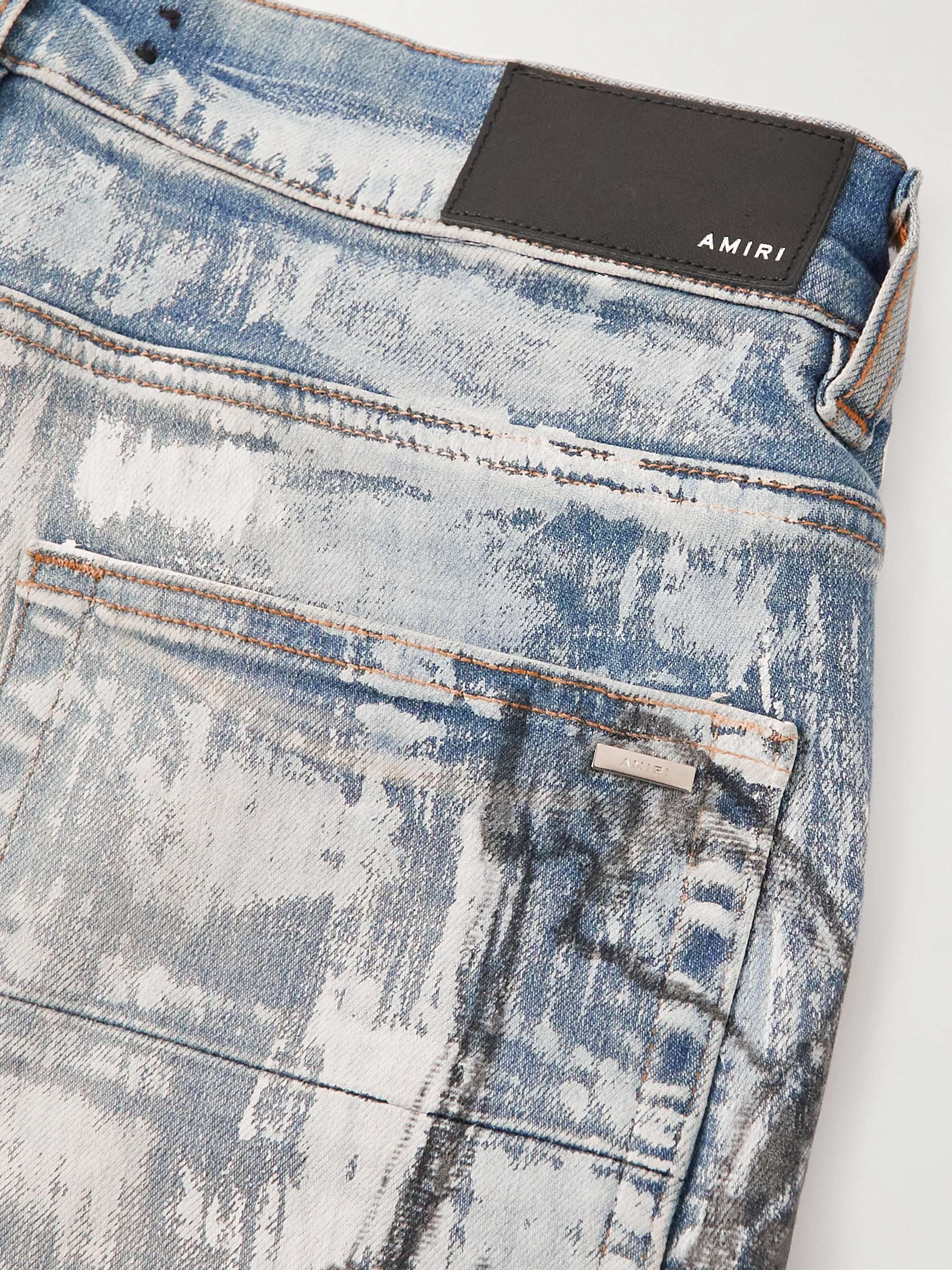 AMIRI + Wes Lang Skinny-Fit Printed Jeans