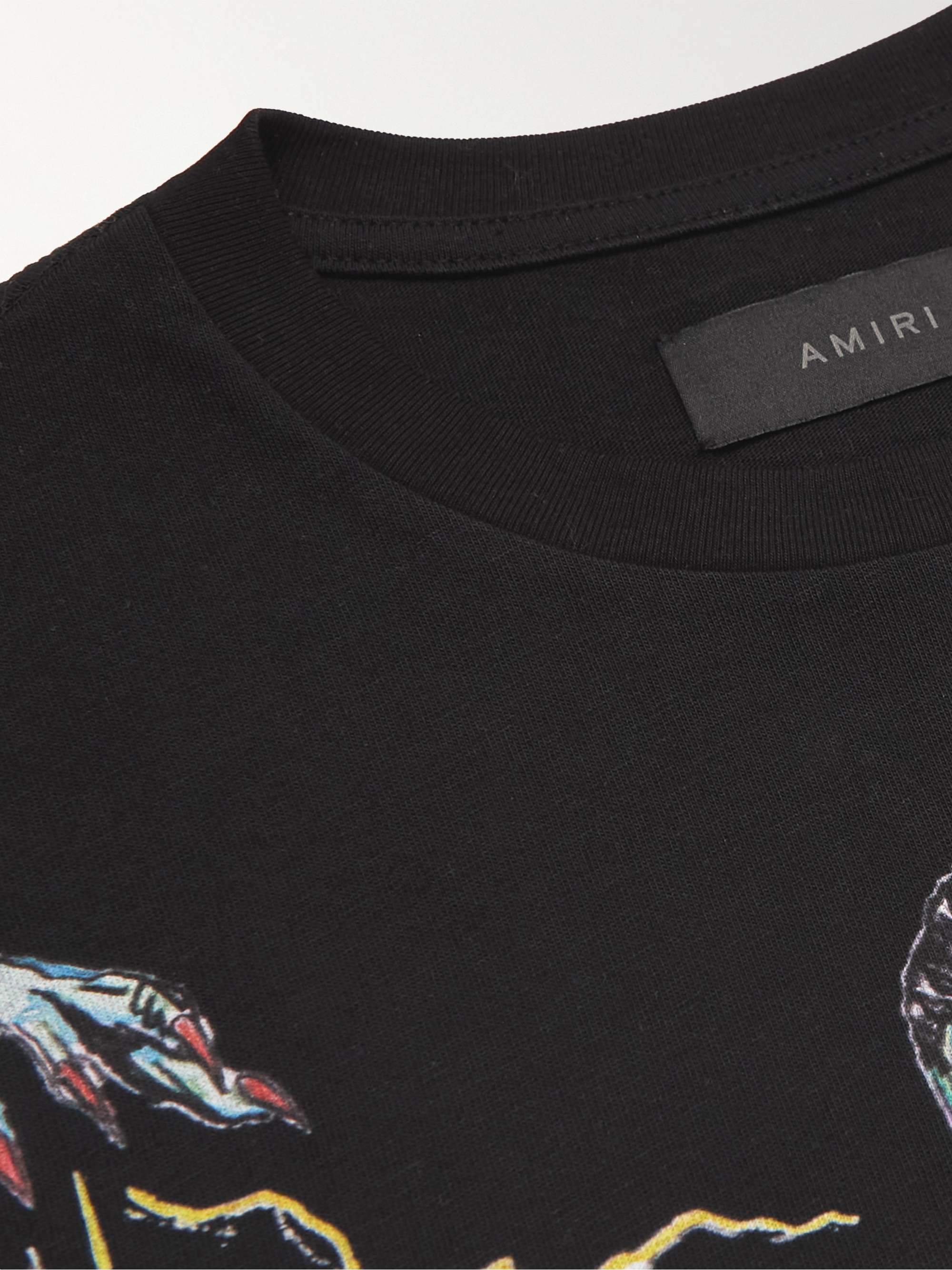AMIRI + Wes Lang Blood 38' Printed Cotton-Jersey T-Shirt