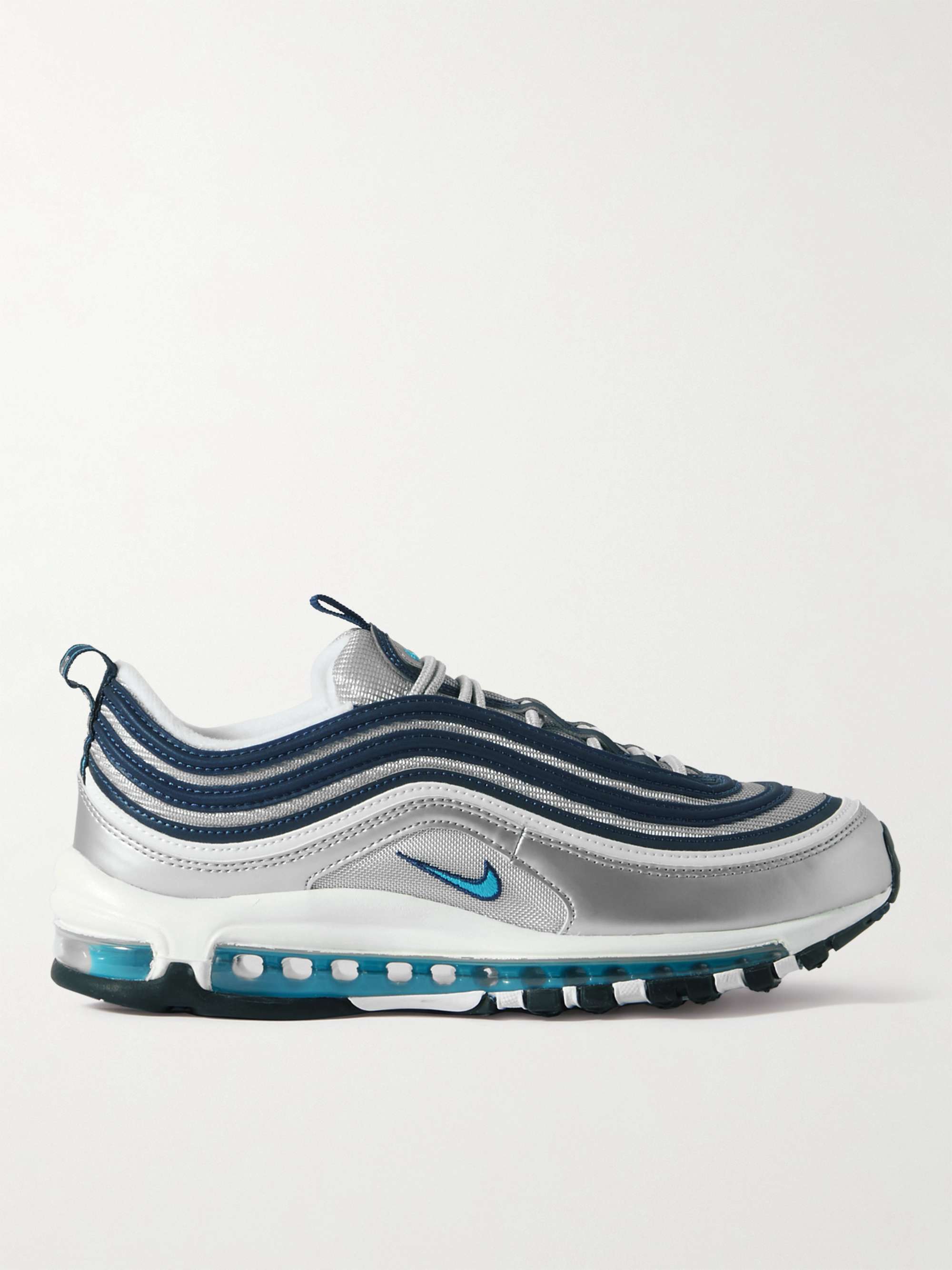 NIKE Air Max 97 Leather Mesh Sneakers | MR PORTER