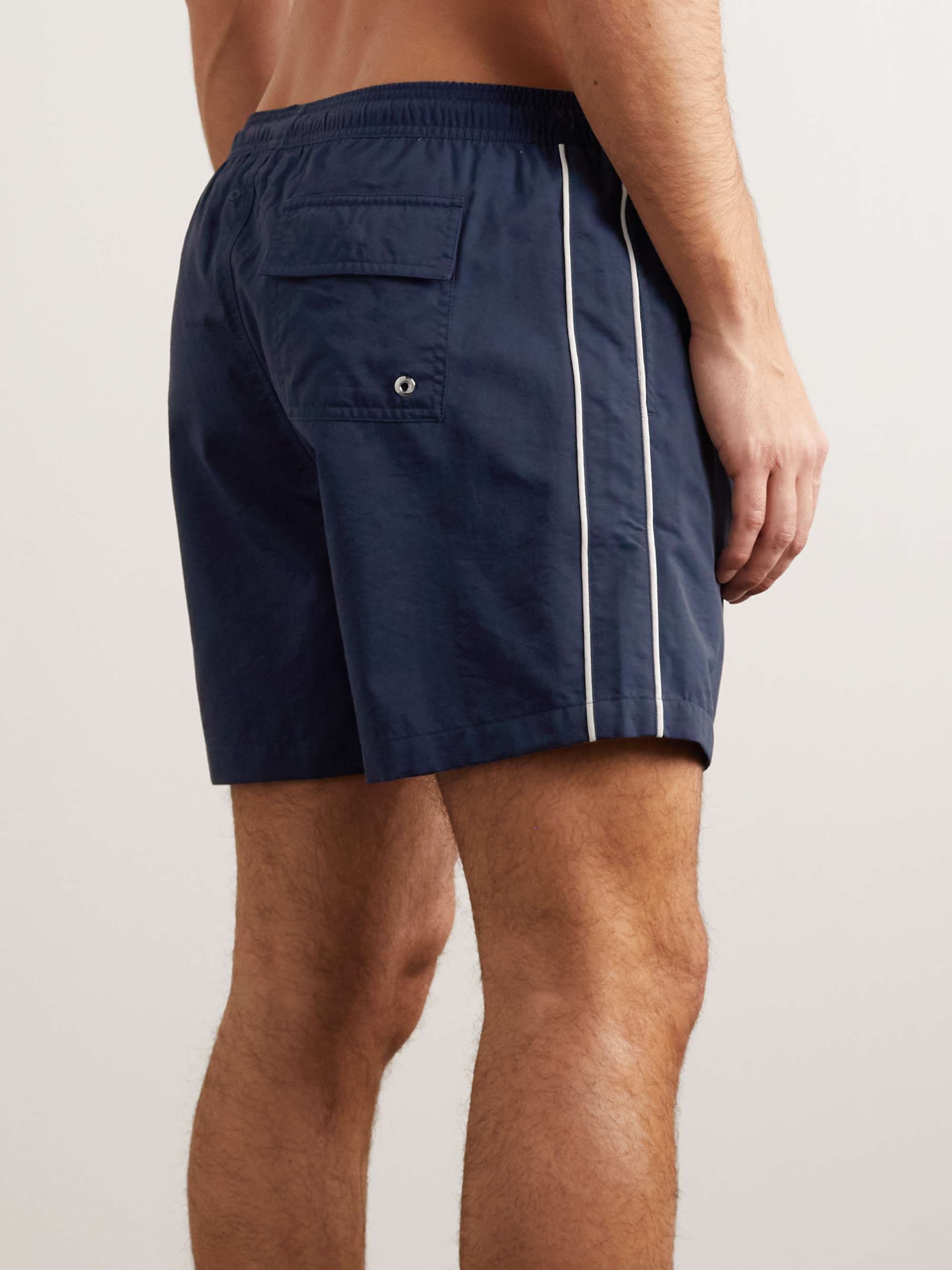 MR P. Straight-Leg Mid-Length Swim Shorts
