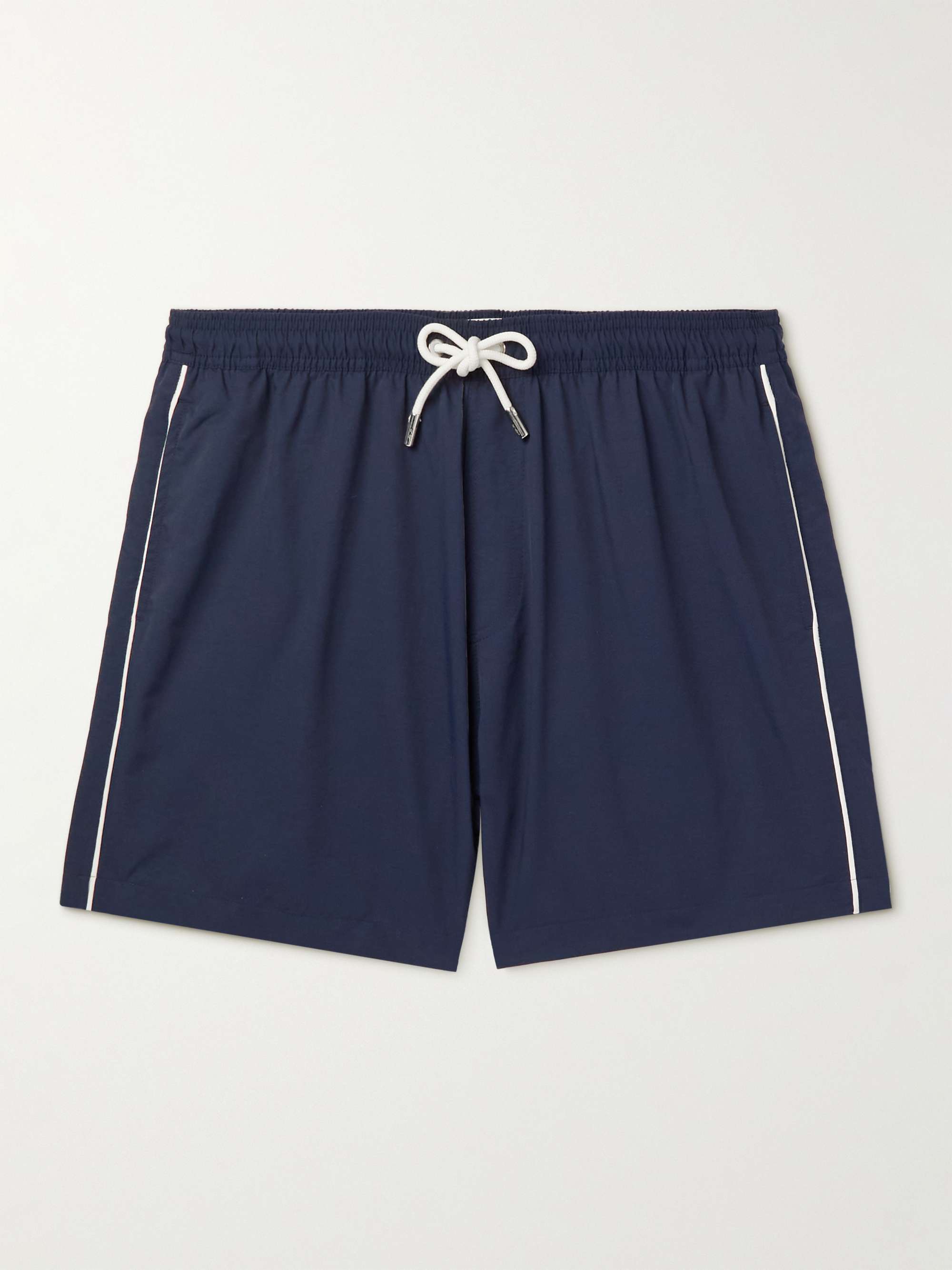 MR P. Straight-Leg Mid-Length Swim Shorts for Men