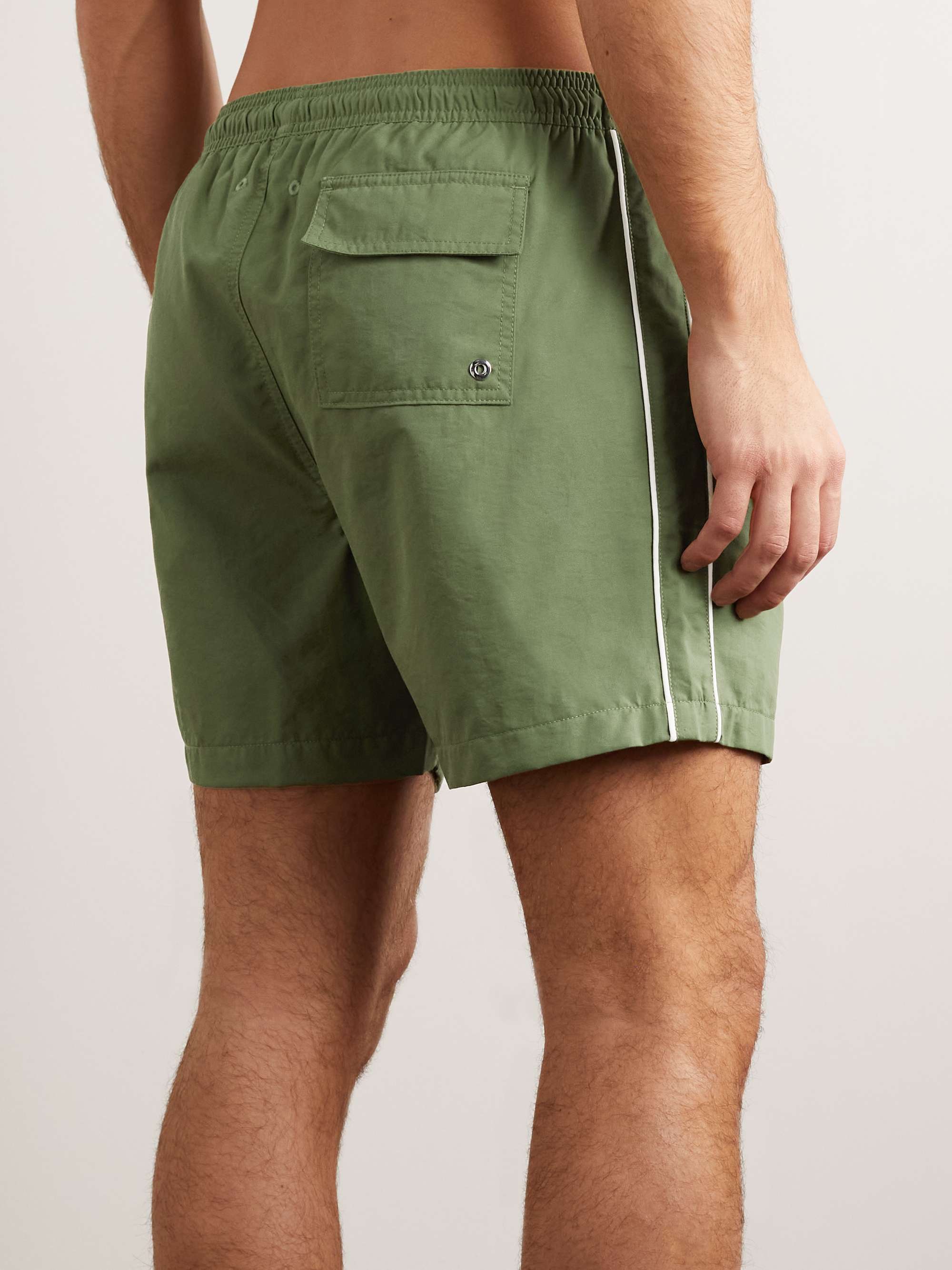 MR P. Straight-Leg Mid-Length Swim Shorts