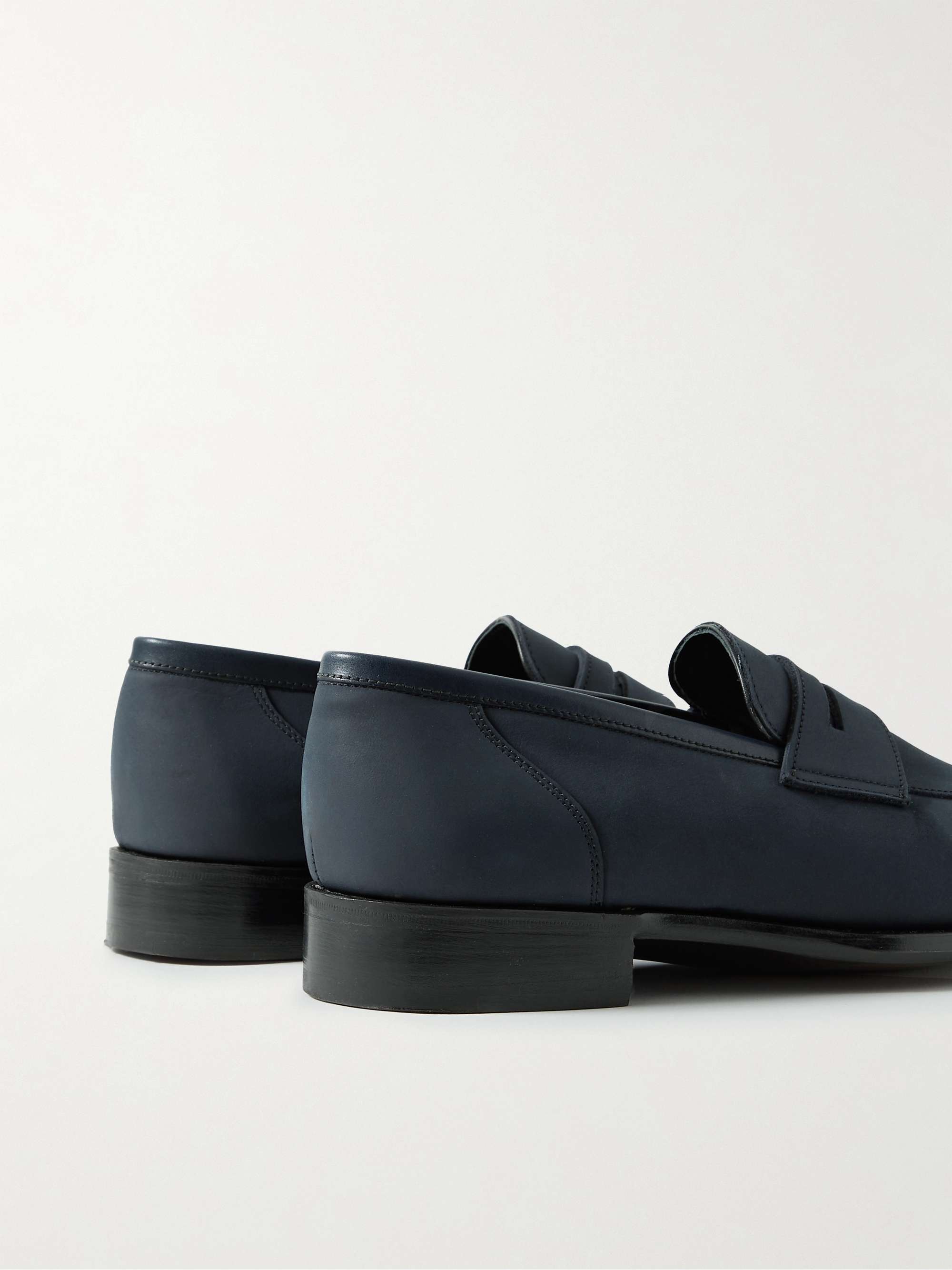 KINGSMAN Newport Suede Penny Loafers