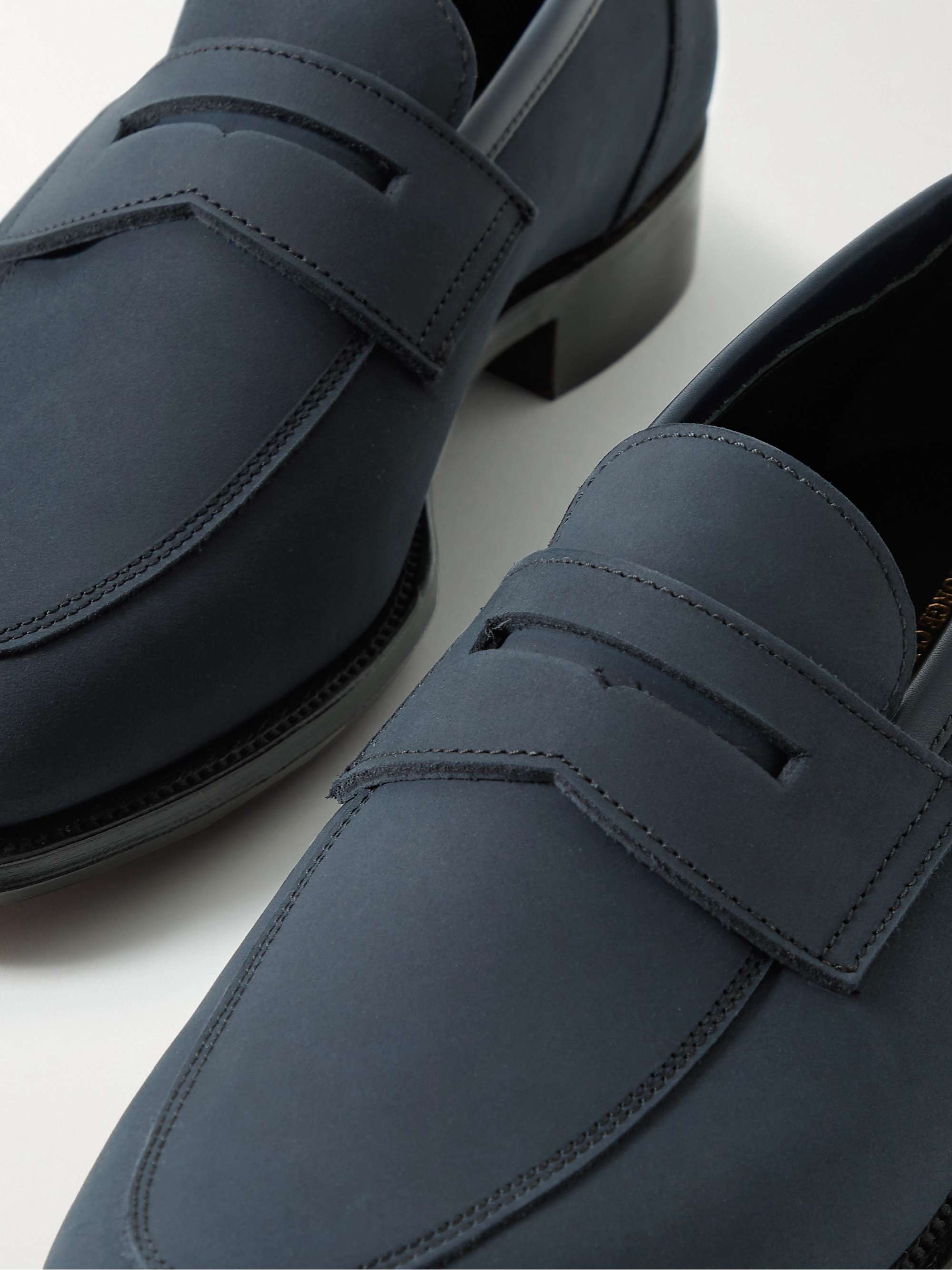 KINGSMAN Newport Suede Penny Loafers