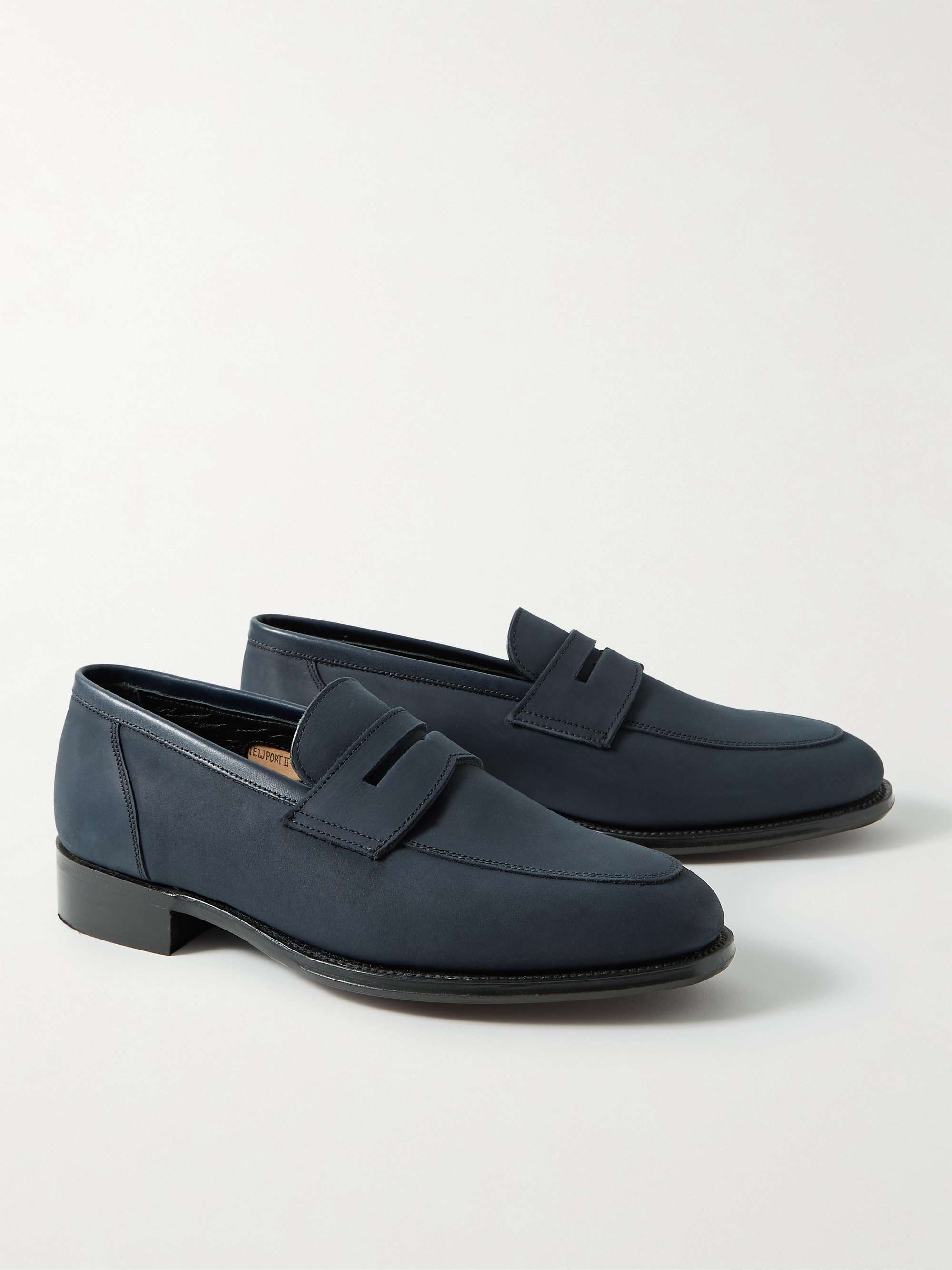KINGSMAN Newport Suede Penny Loafers