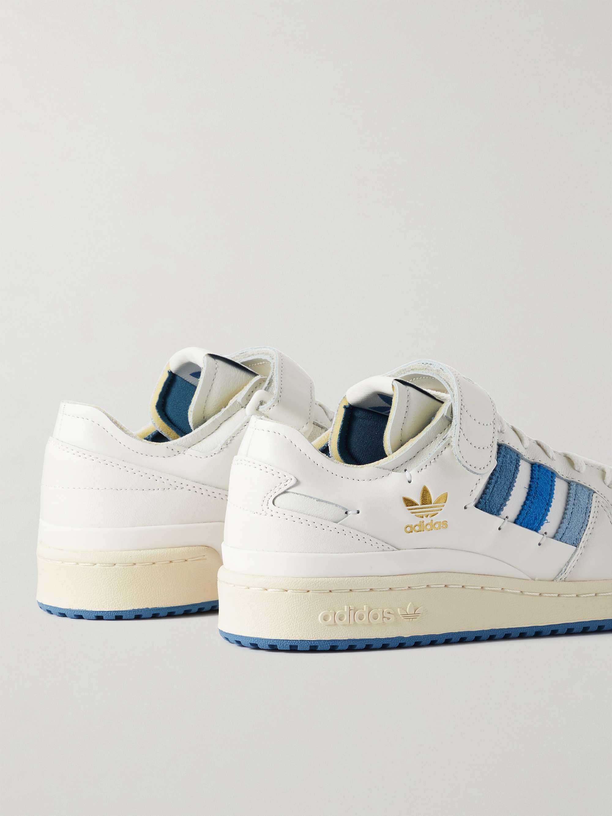 ADIDAS ORIGINALS Forum 84 Suede-Trimmed Leather Sneakers