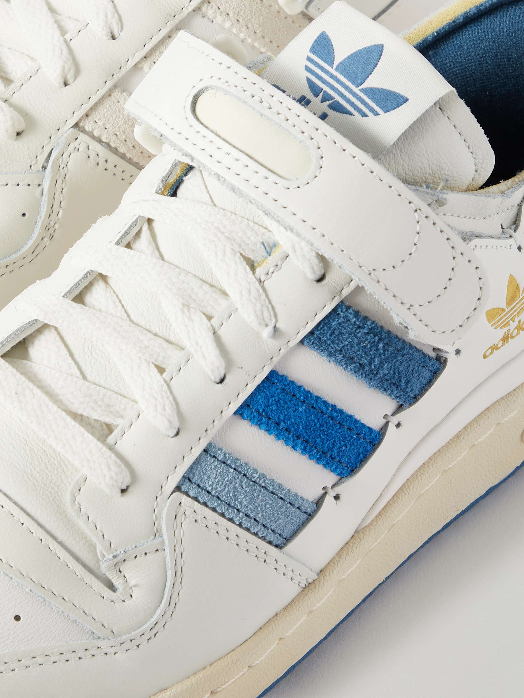ADIDAS ORIGINALS Forum 84 Suede-Trimmed Leather Sneakers