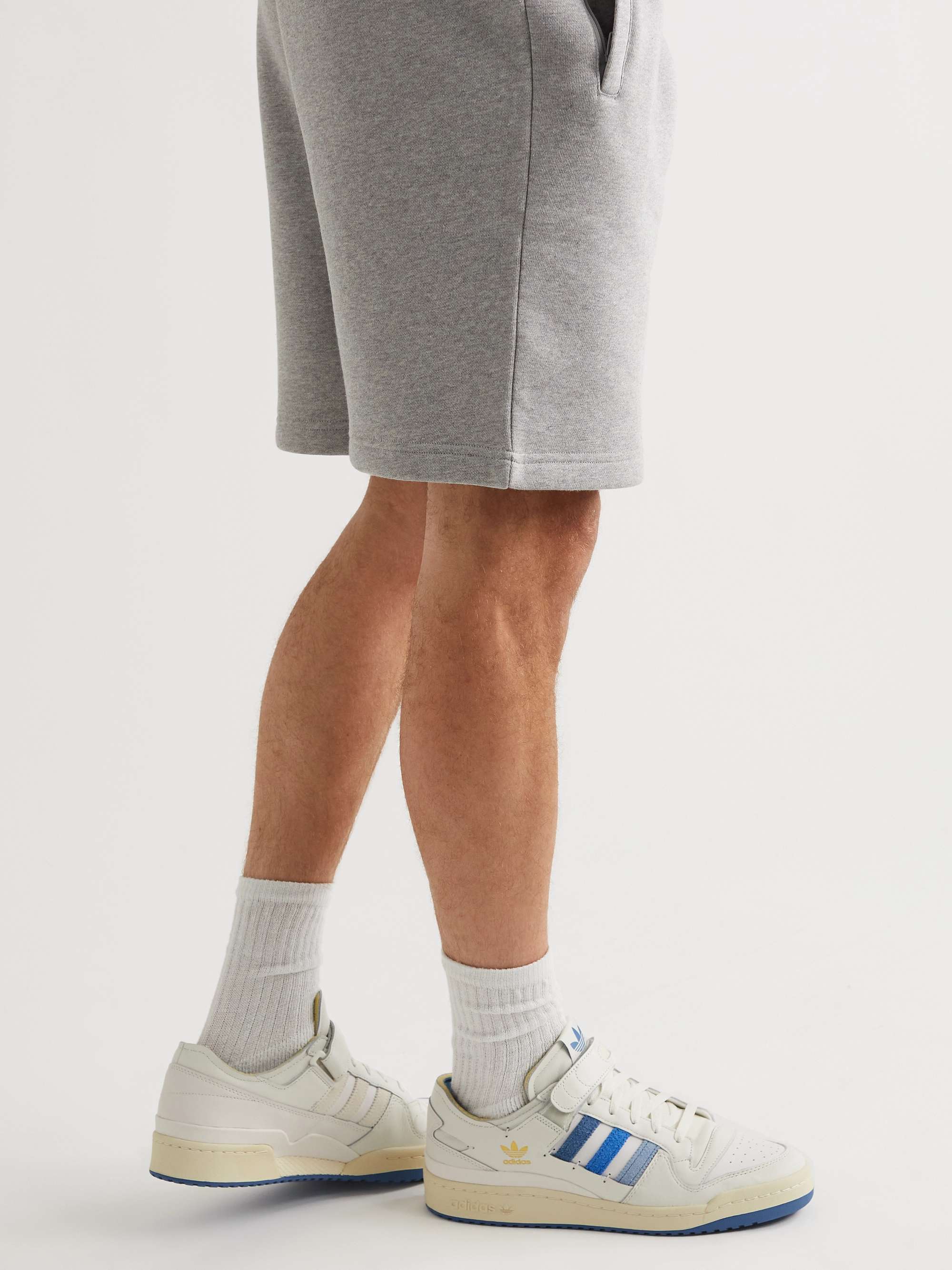 ADIDAS ORIGINALS Forum 84 Suede-Trimmed Leather Sneakers