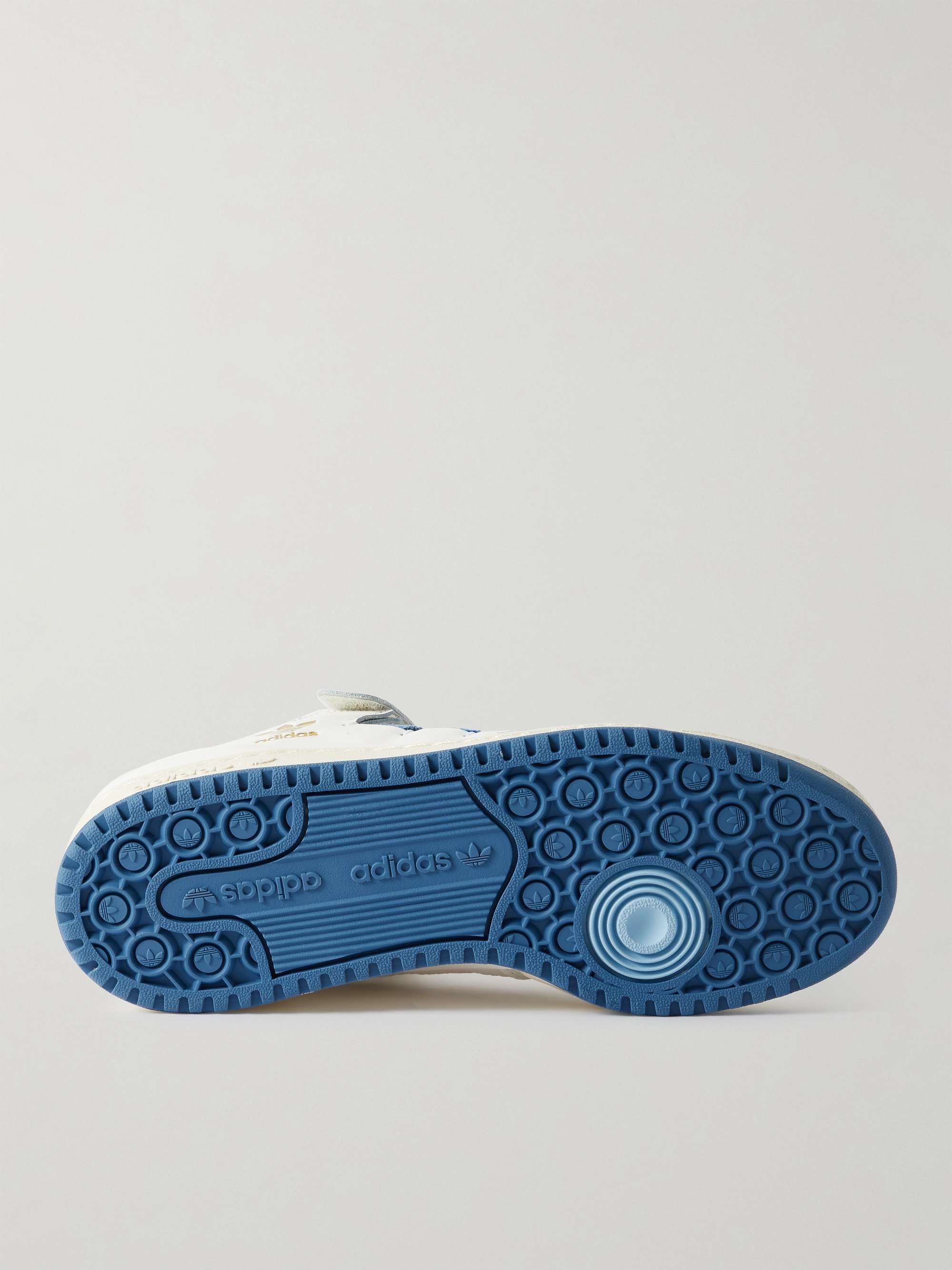 ADIDAS ORIGINALS Forum 84 Suede-Trimmed Leather Sneakers
