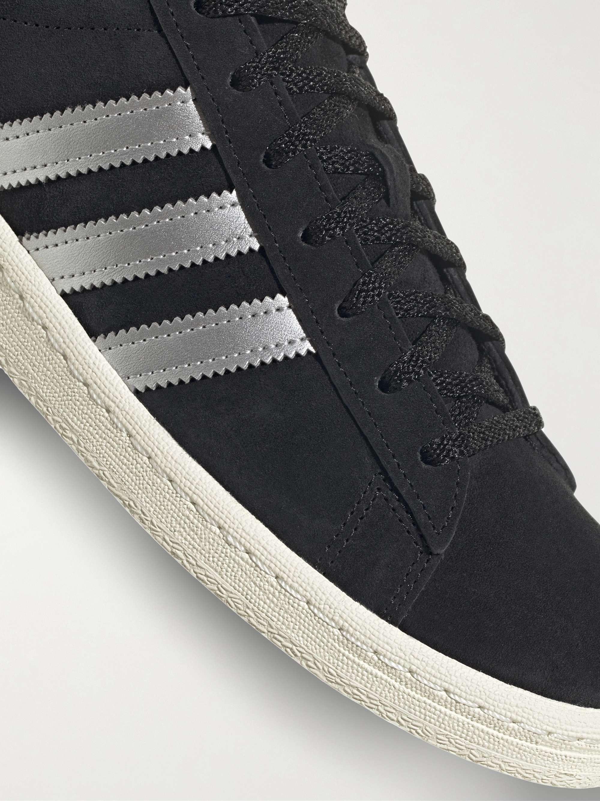 ADIDAS ORIGINALS Campus 80s Leather-Trimmed Suede Sneakers