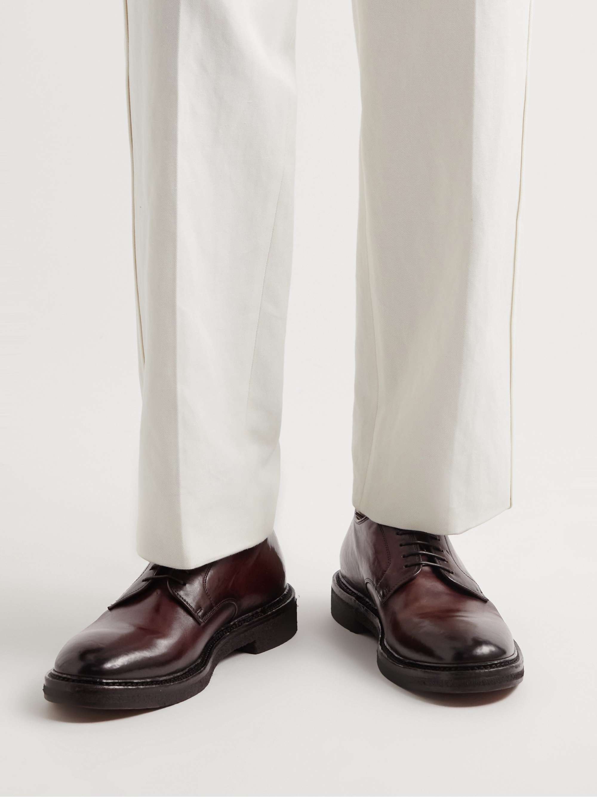 OFFICINE CREATIVE Hopkins Leather Derby Shoes