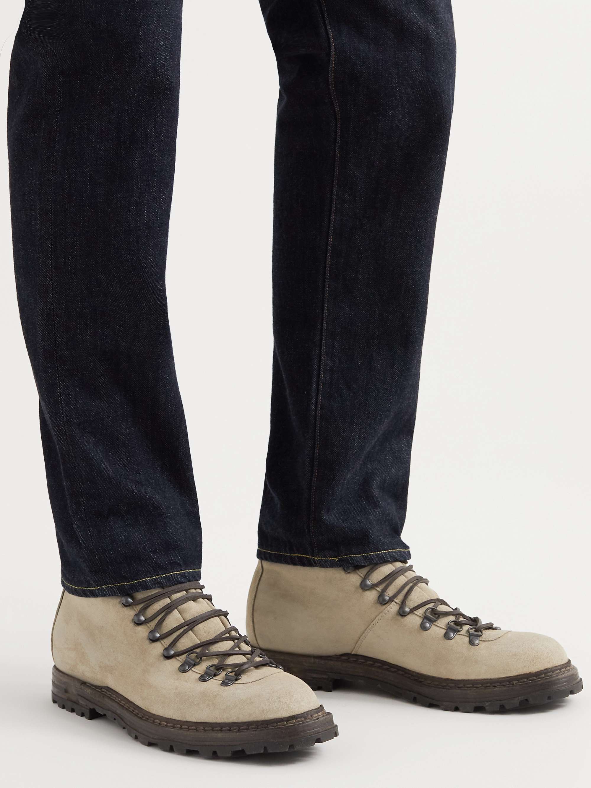OFFICINE CREATIVE Artik Suede Lace-Up Boots