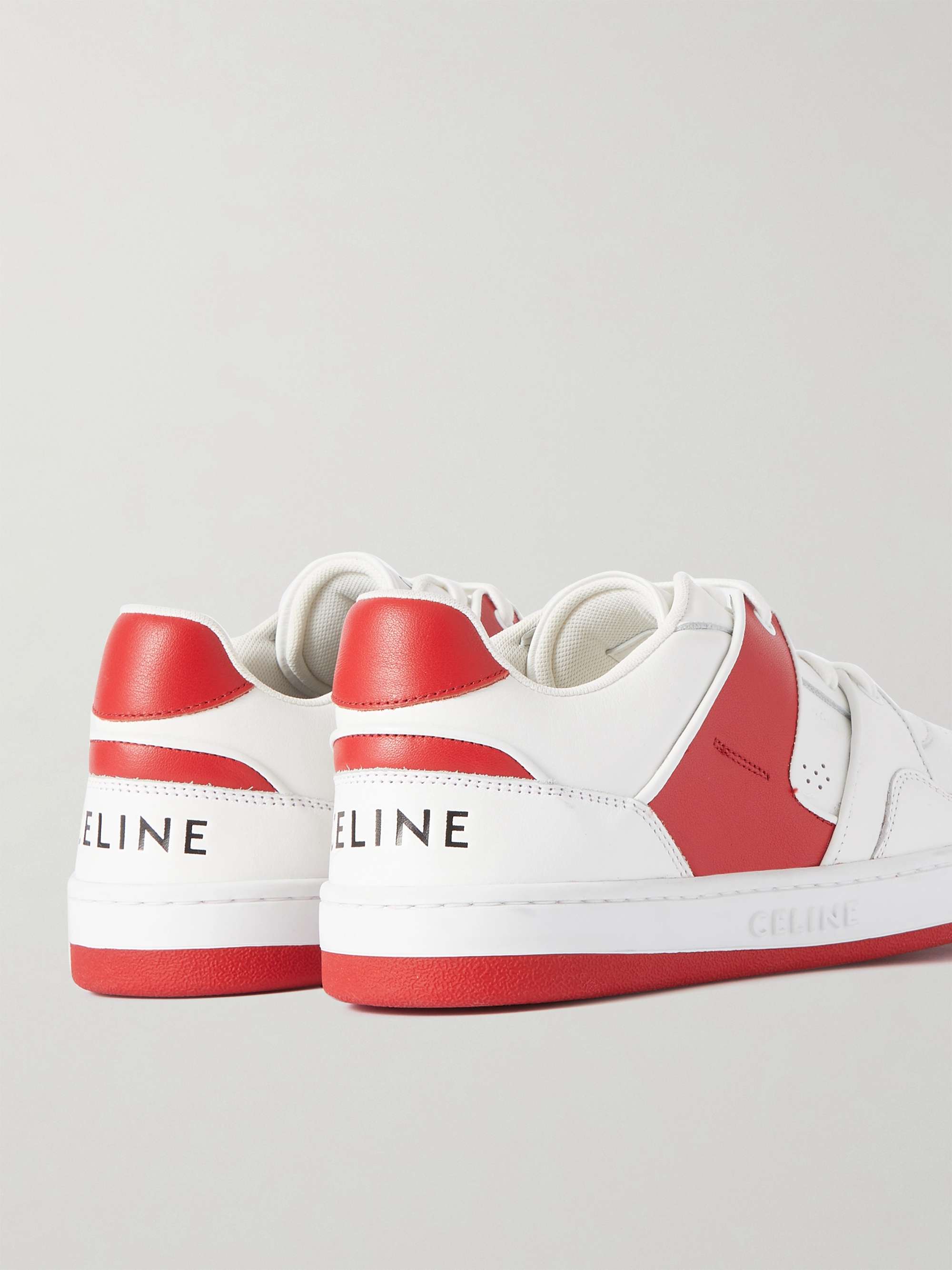CELINE Two-Tone Leather Sneakers