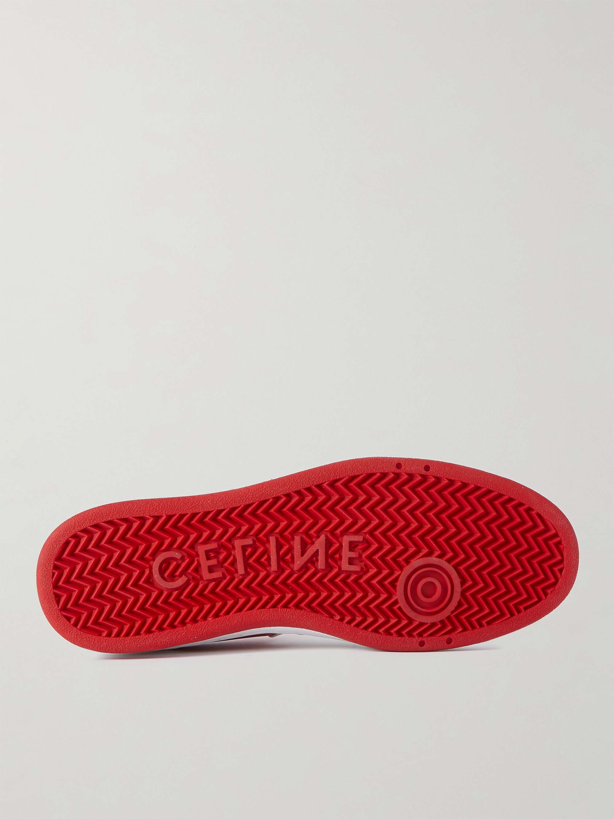 CELINE HOMME Two-Tone Leather Sneakers