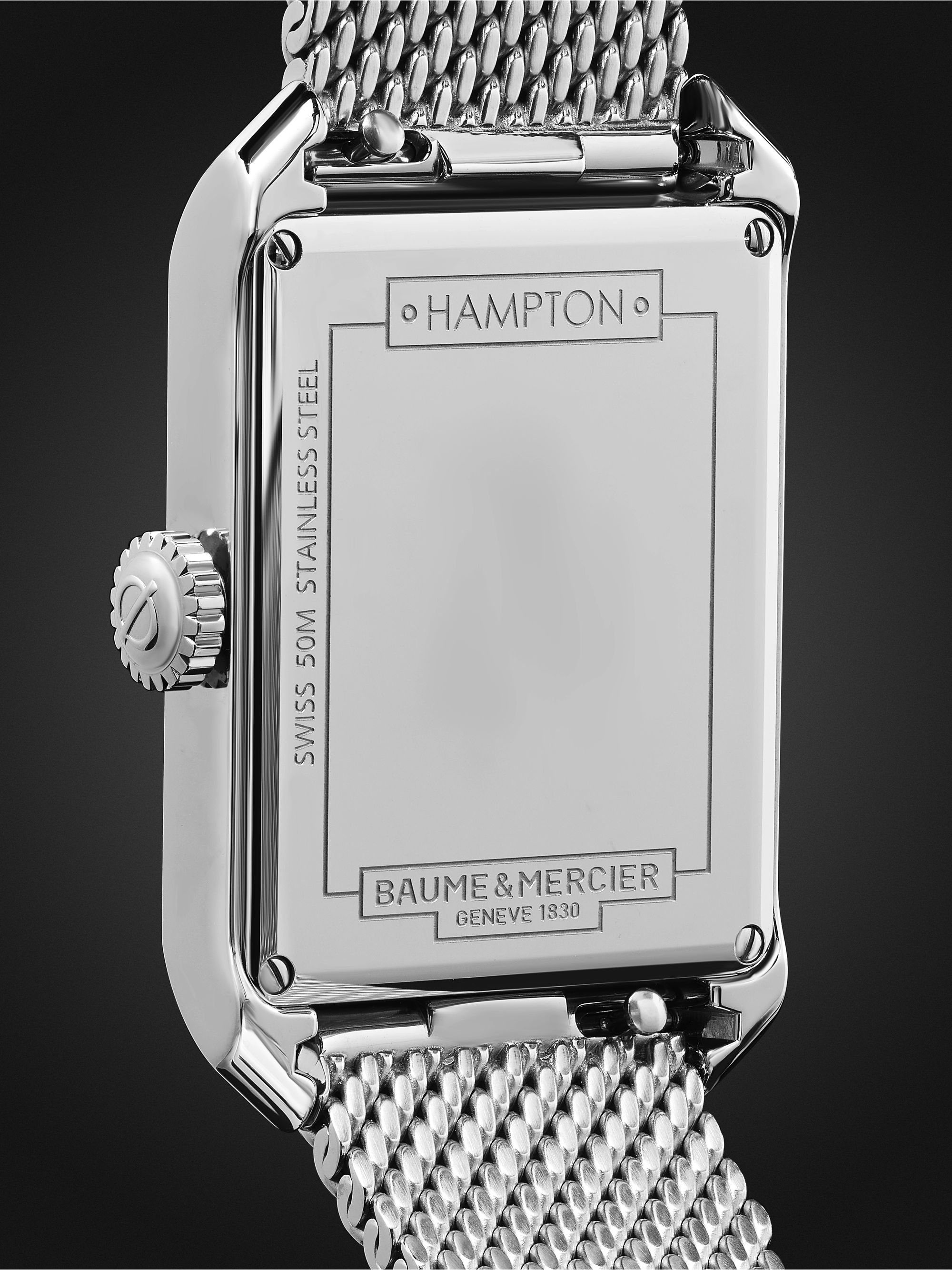 BAUME & MERCIER Hampton 27.5mm Stainless Steel Watch, Ref. No. M0A10671