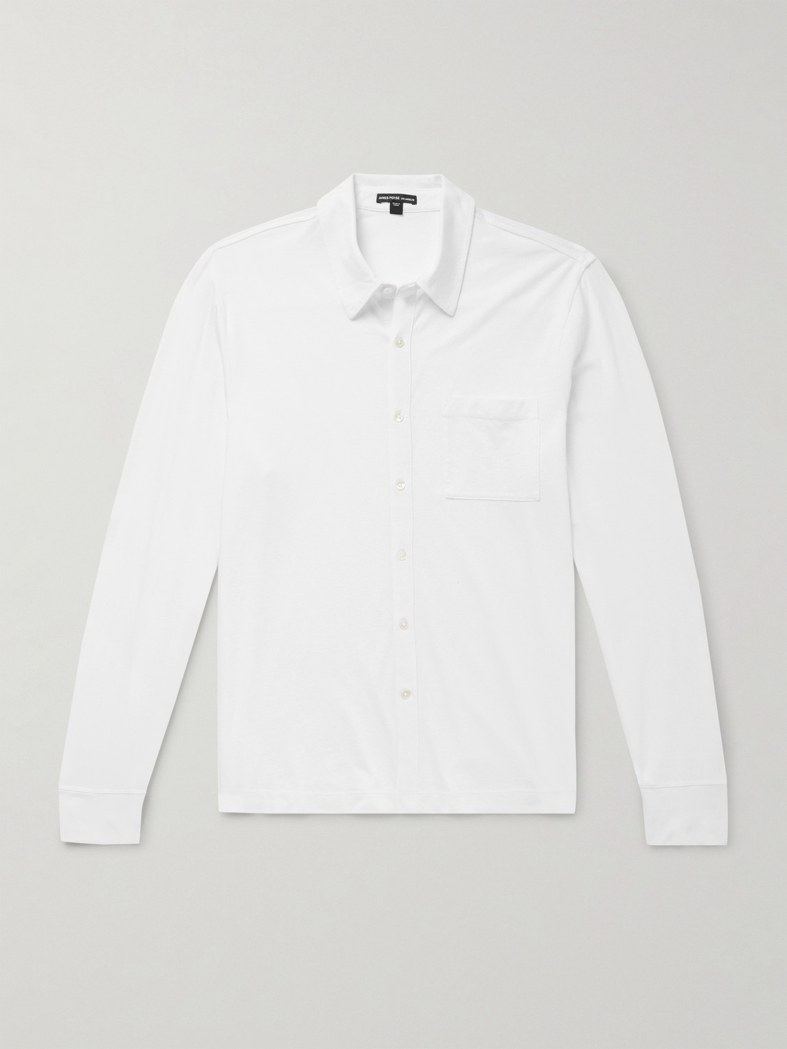 Clean Finish Slim-Fit Cotton-Jersey Shirt
