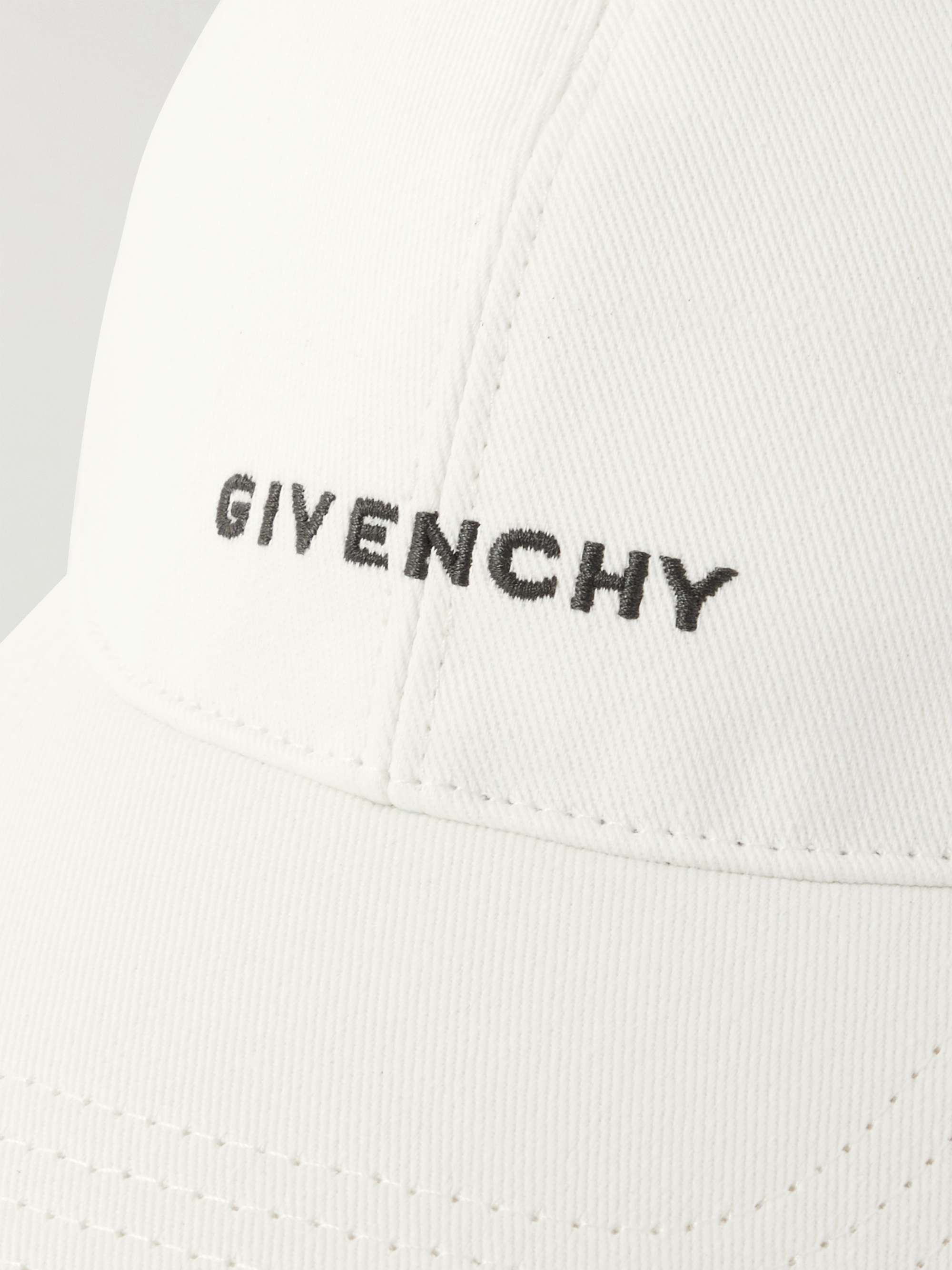 GIVENCHY Logo-Embroidered Cotton-Blend Twill Baseball Cap