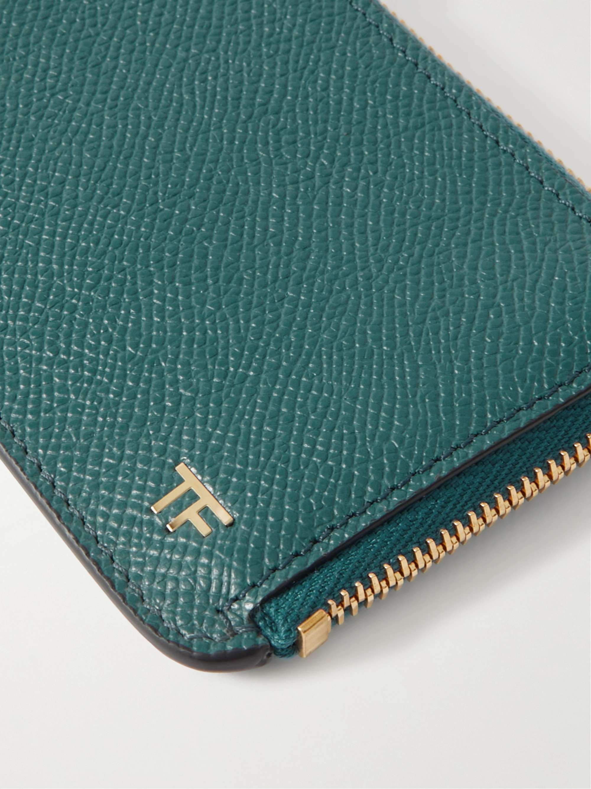 TOM FORD Full-Grain Leather Zip-Around Wallet