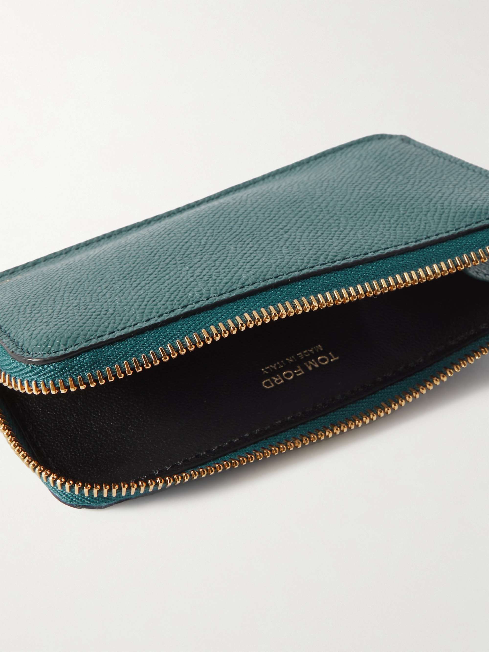 TOM FORD Full-Grain Leather Zip-Around Wallet