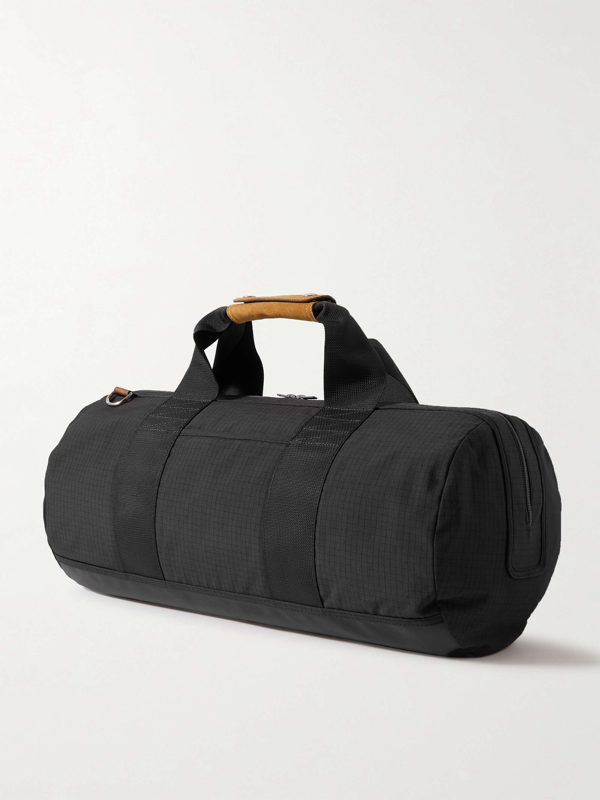 ACNE STUDIOS Suede-Trimmed Nylon-Ripstop Duffle Bag