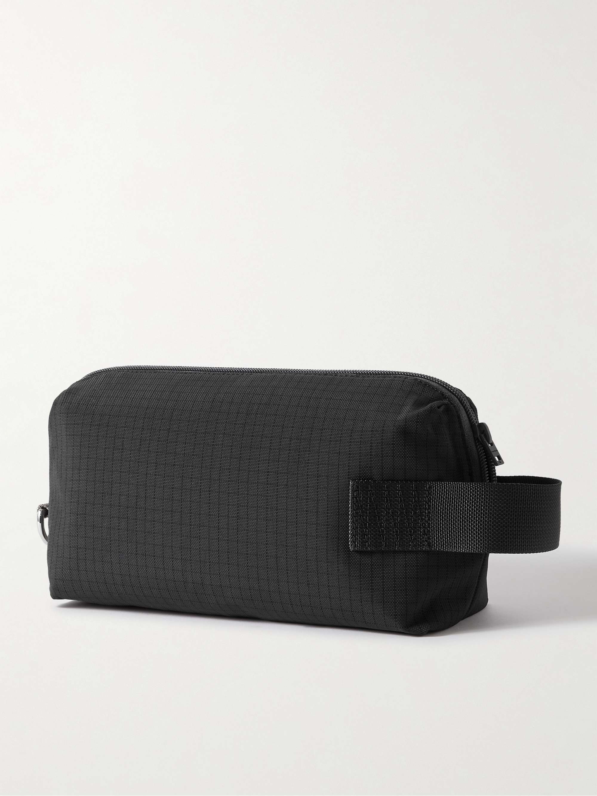 ACNE STUDIOS Suede-Trimmed Nylon-Ripstop Wash Bag