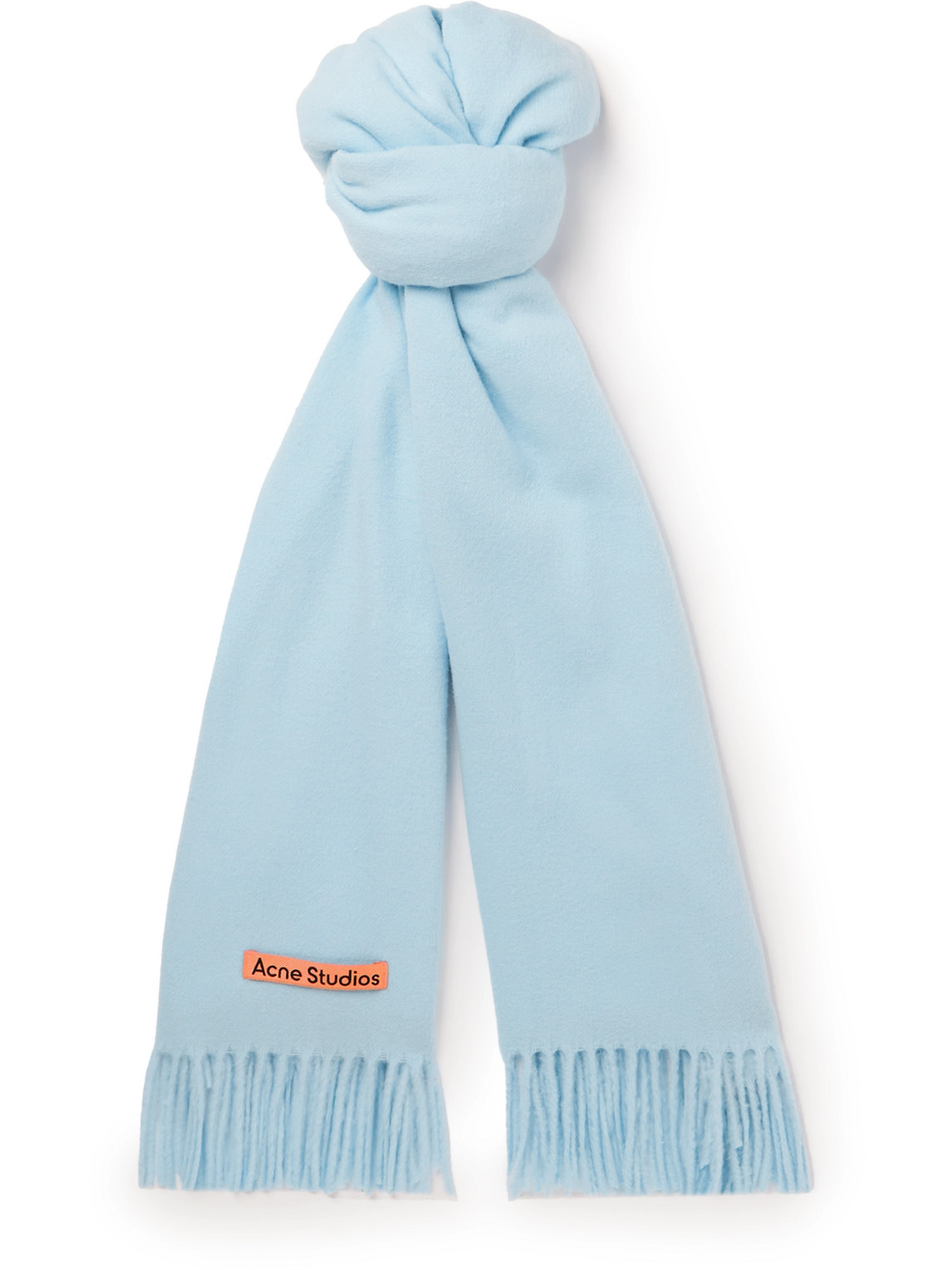 ACNE STUDIOS FRINGED WOOL SCARF