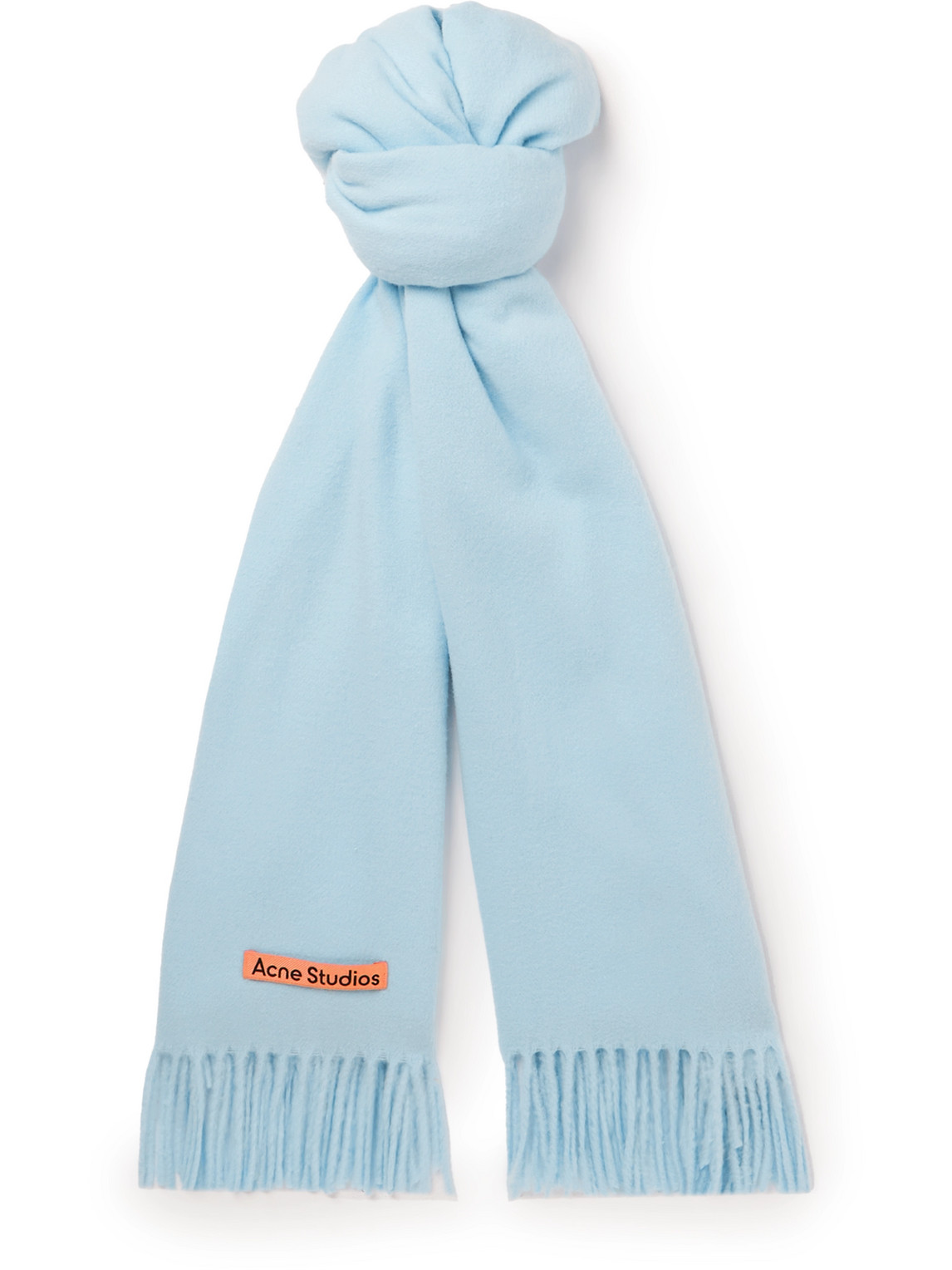 ACNE STUDIOS FRINGED WOOL SCARF