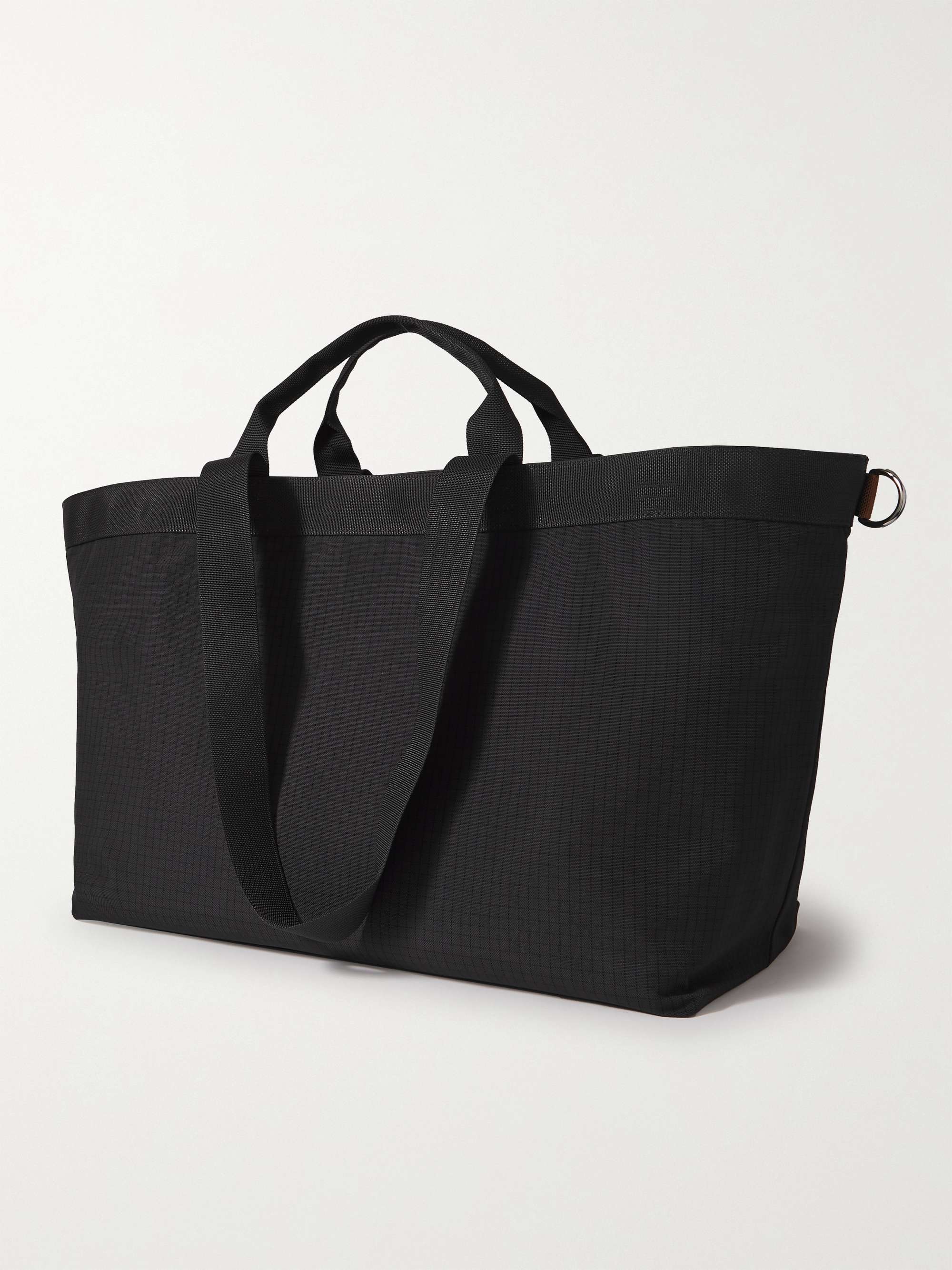 ACNE STUDIOS Suede-Trimmed Nylon-Ripstop Tote Bag