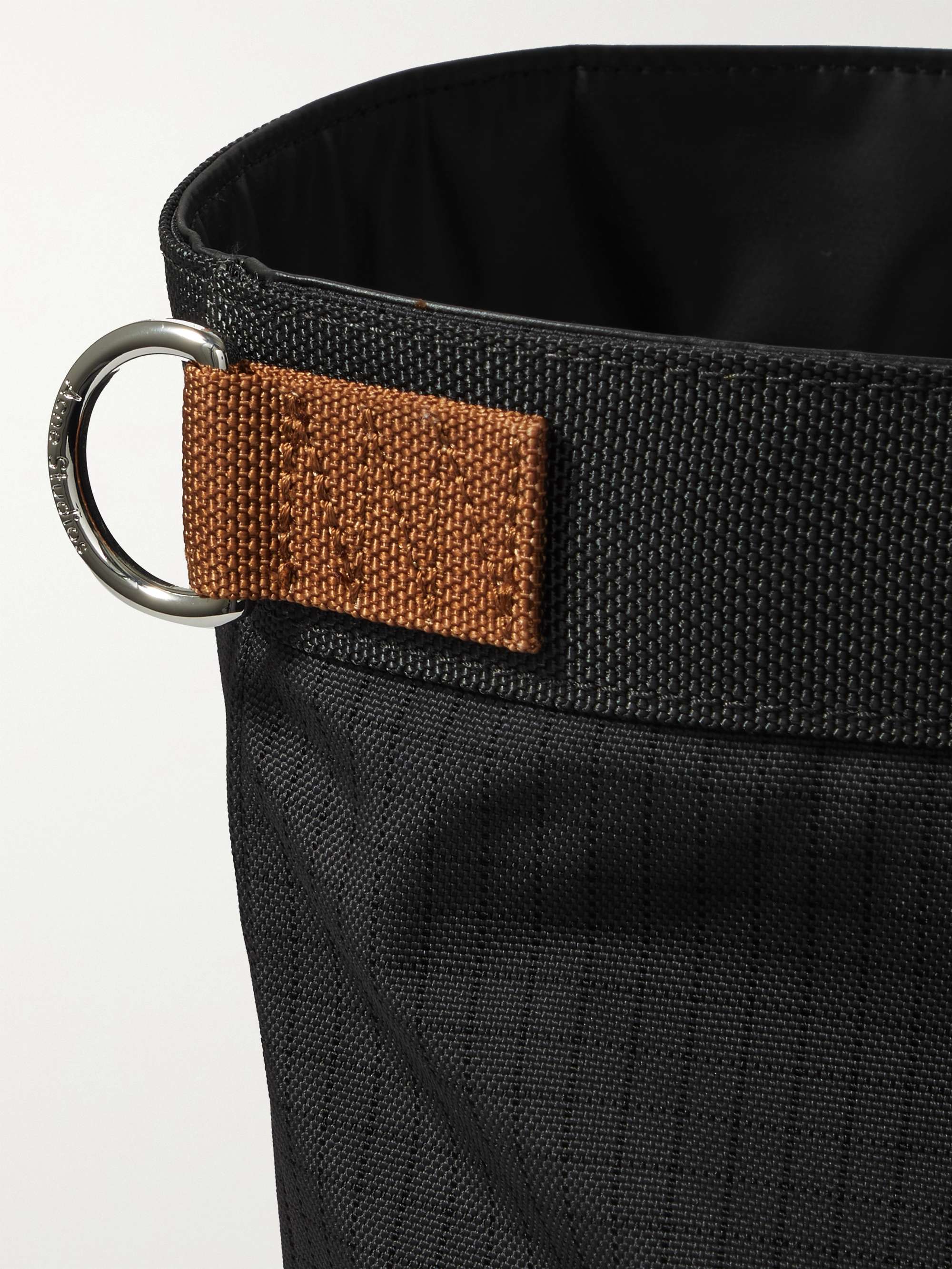 ACNE STUDIOS Suede-Trimmed Nylon-Ripstop Tote Bag