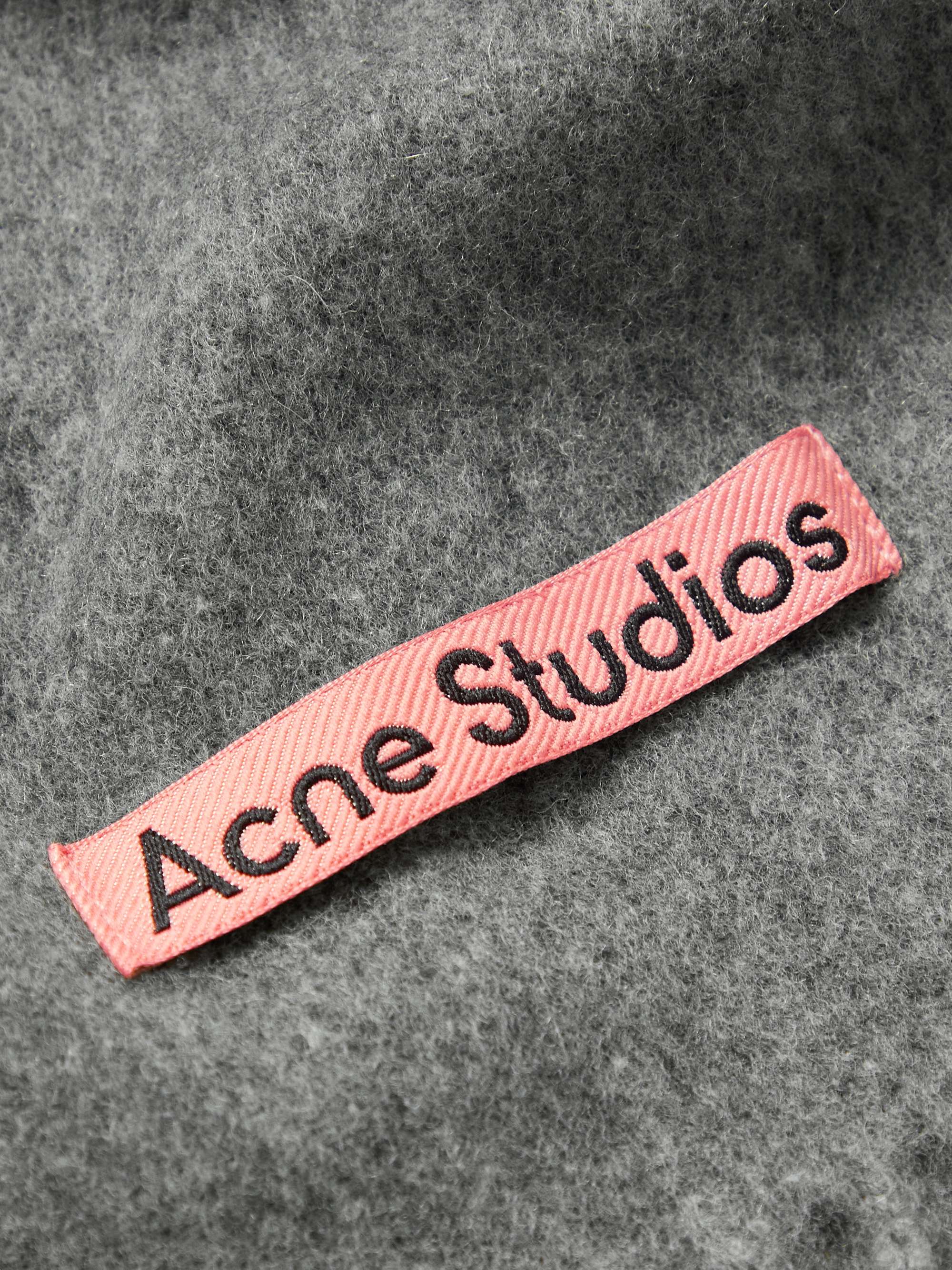 ACNE STUDIOS Canada Fringed Wool Scarf